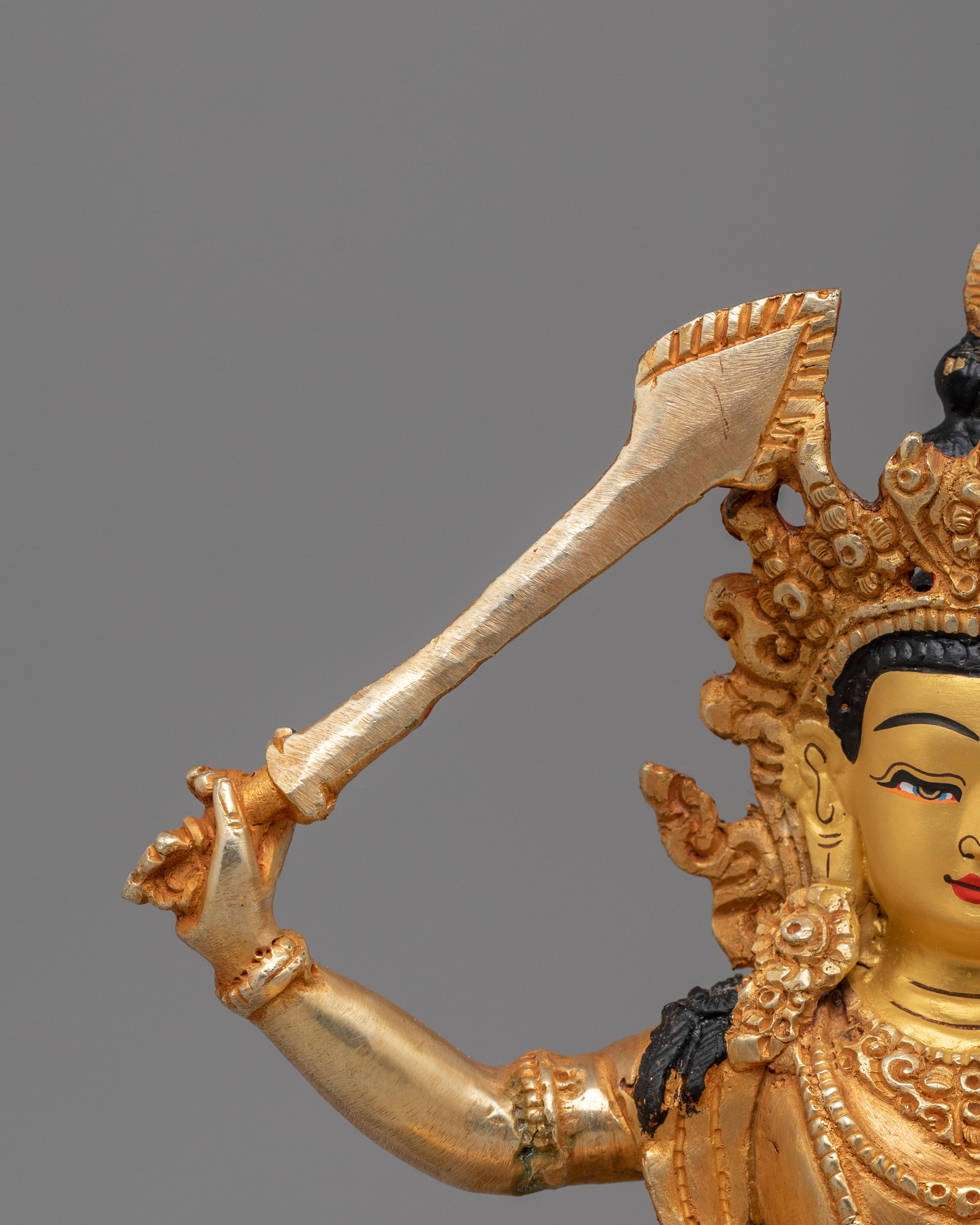 Bodhisattva of Transcendent Manjushri Statue | Wisdom Deity Statue