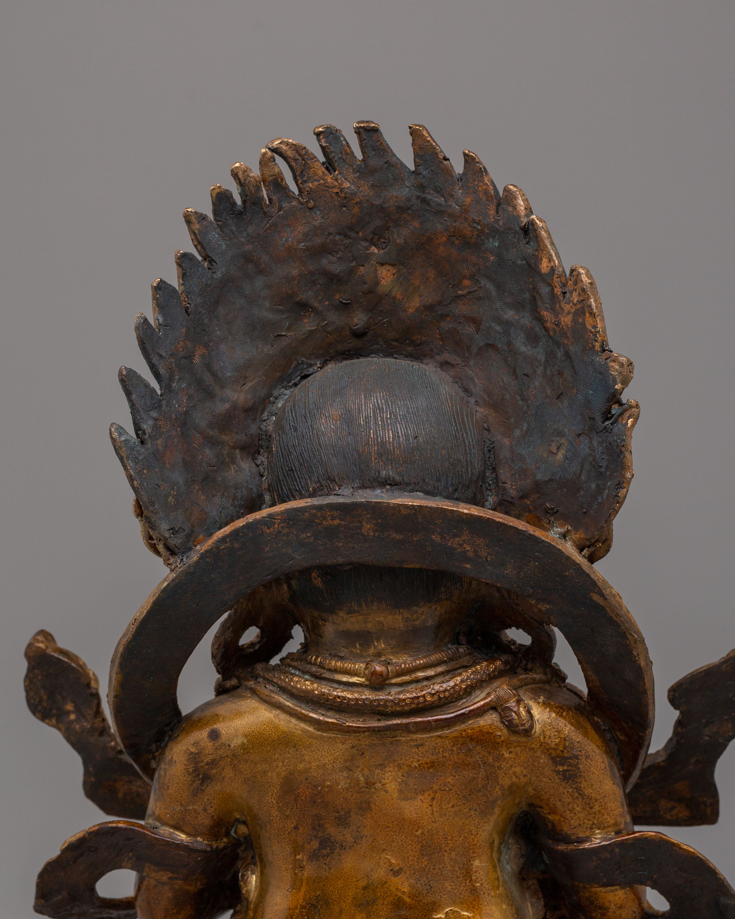Shakya Mahakala Wrathful Protector Statue | Tibetan Buddhist Deity