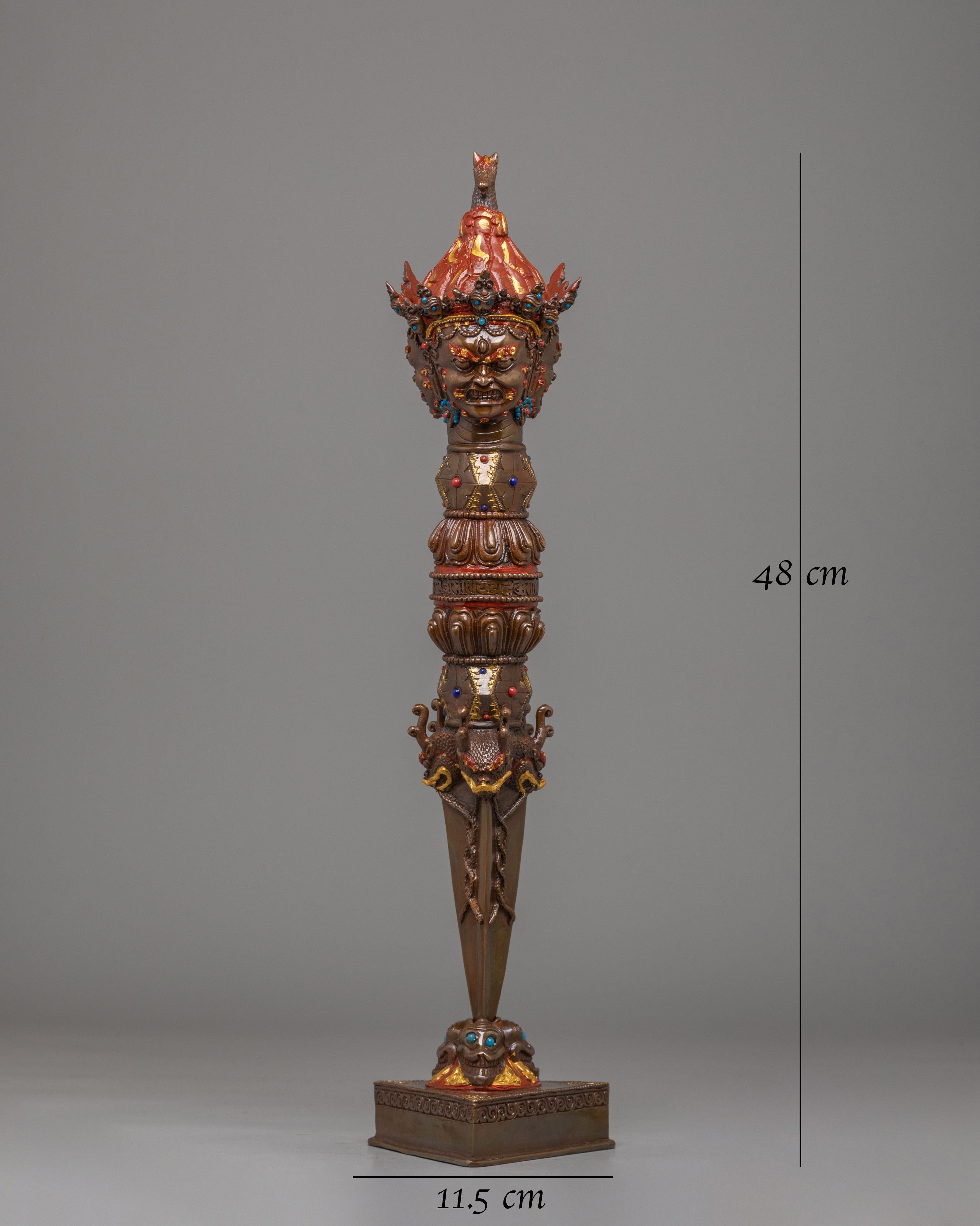 Traditional Phurba Ritual Dagger | Handmade Vajra Dagger for Spiritual Protection