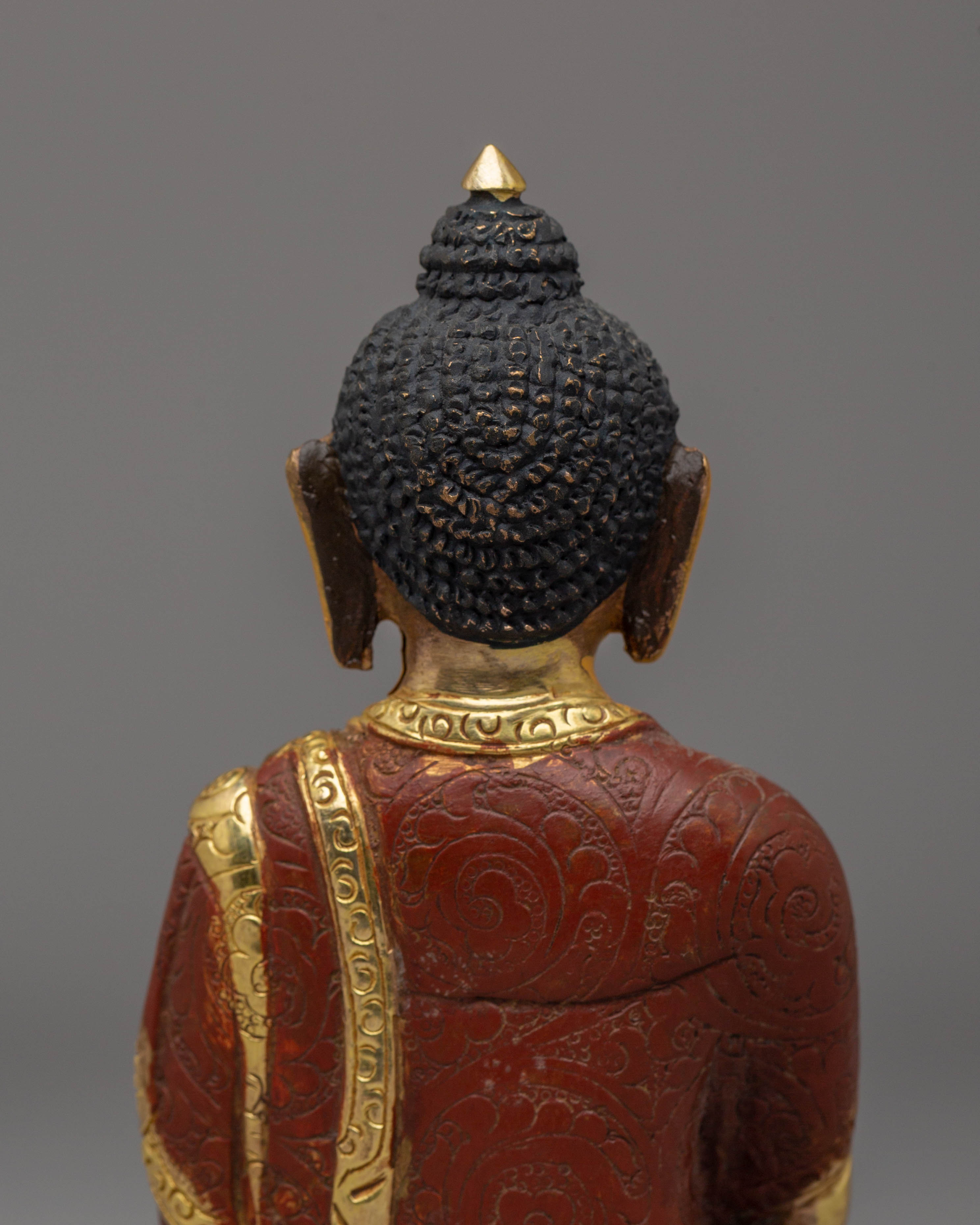 Handcrafted Vairocana Copper Sculpture | Statue for Altar and Meditation