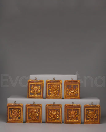 Eight Auspicious Symbols Locket