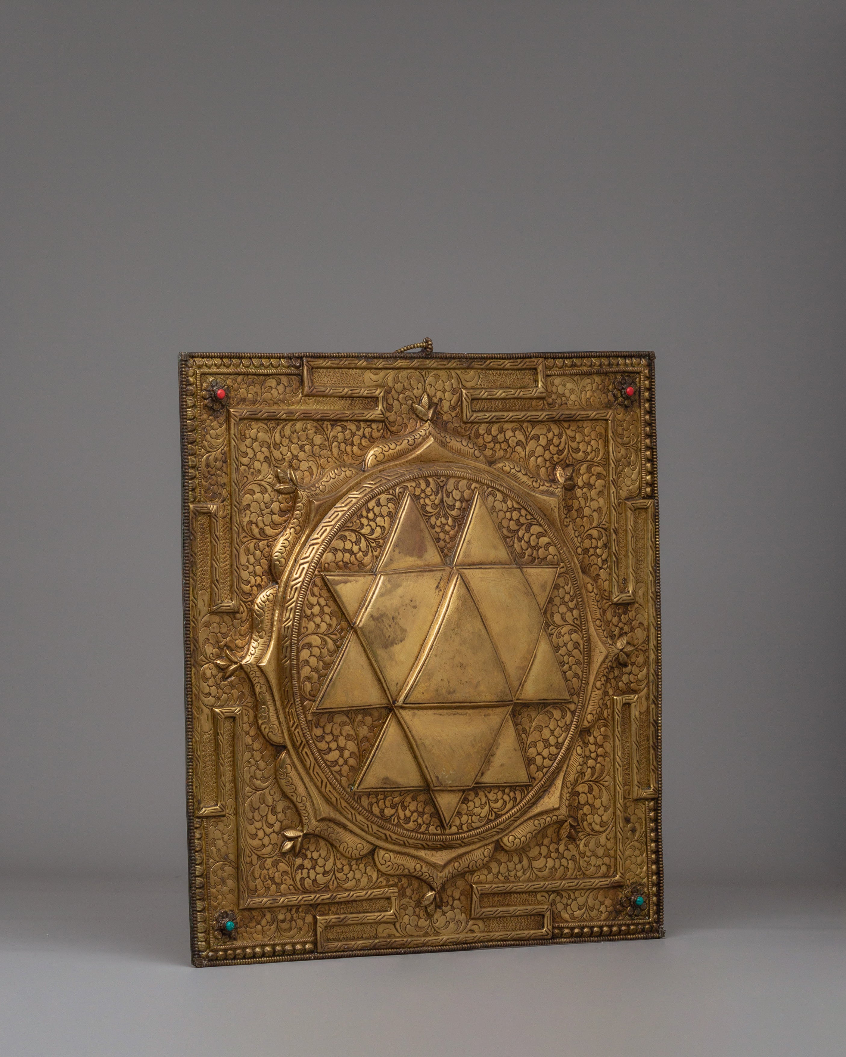 Traditional Sri Yantra Wall Hanging | Spiritual Protection Decor