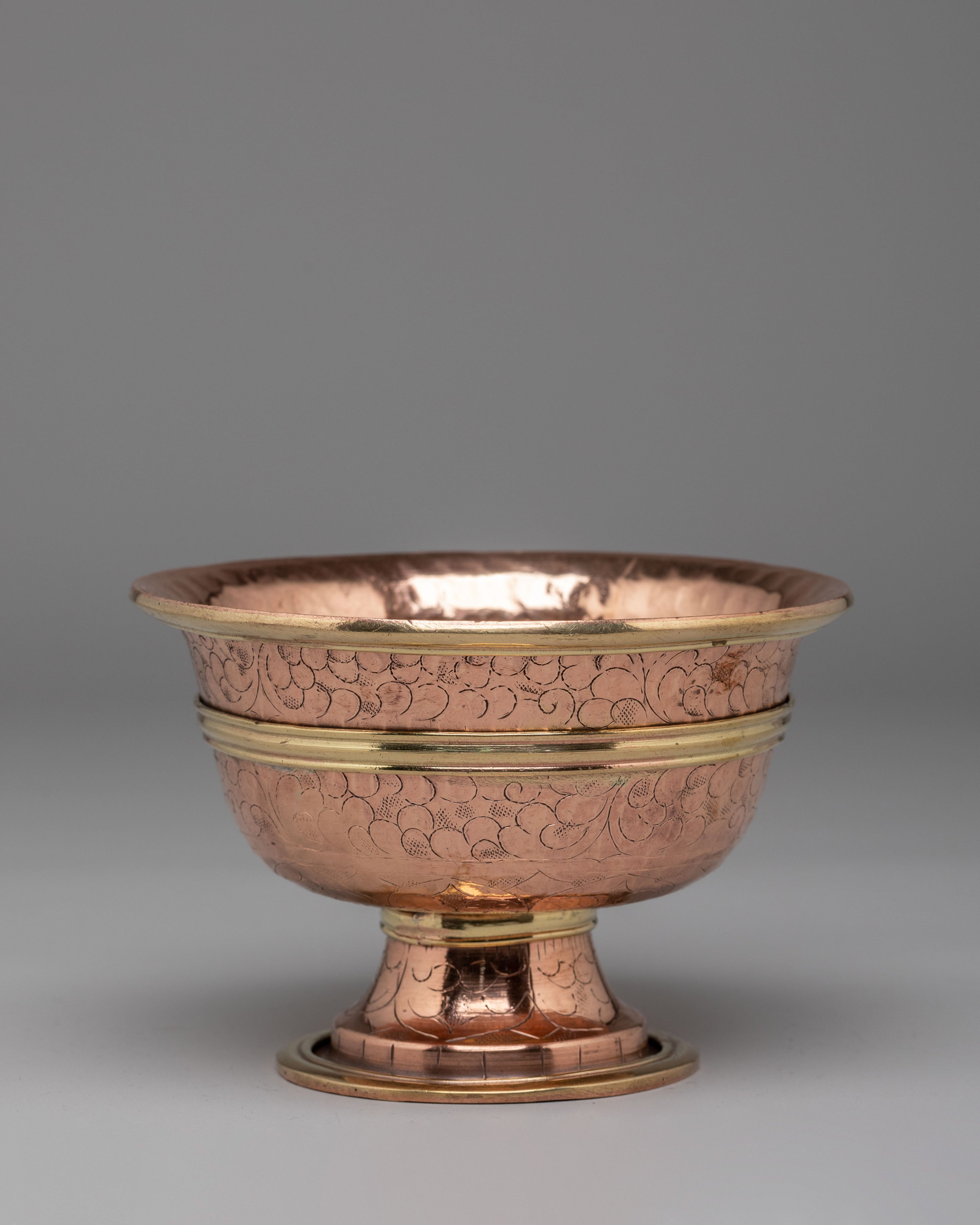 Handmade Ritual Offering Bowls Set | Tibetan Buddhist Altar Decor