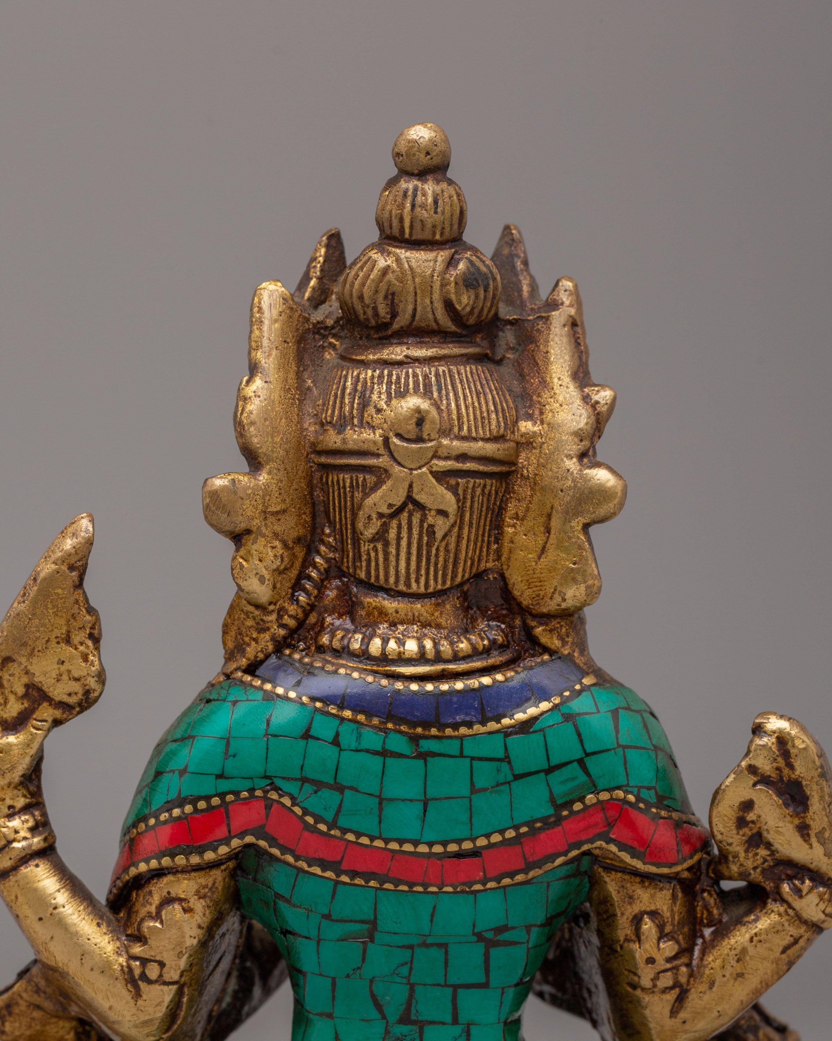 Handmade Chenrezig Bodhisattva Statue | Tibetan Avalokiteshvara Sculpture