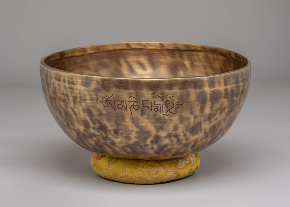 Himalayan Tibetan Singing Bowl | Sacred Buddhist Bowl for Meditation