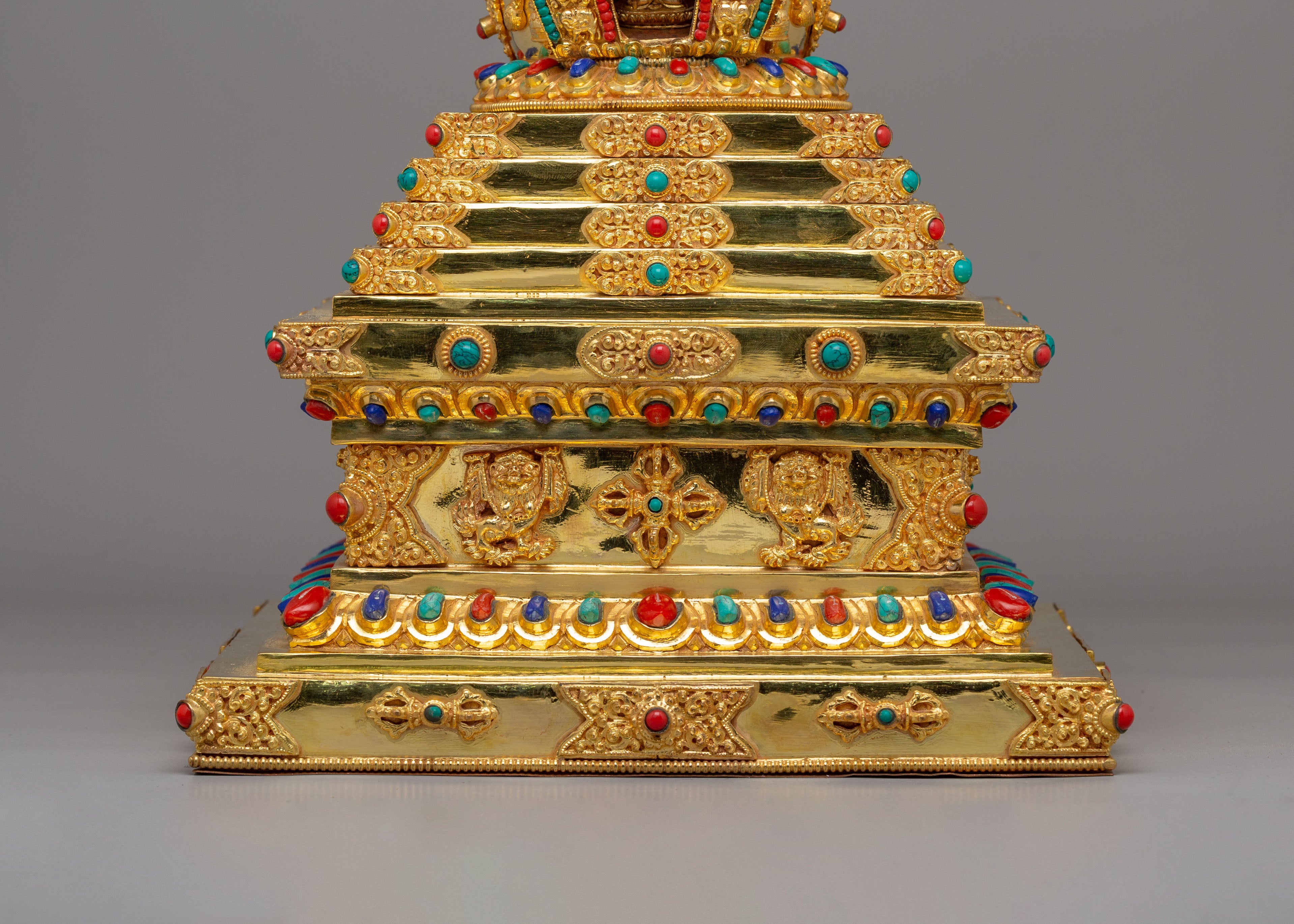 Handcrafted Ritual Enlightenment Stupa | Symbol of Peace & Spiritual Growth
