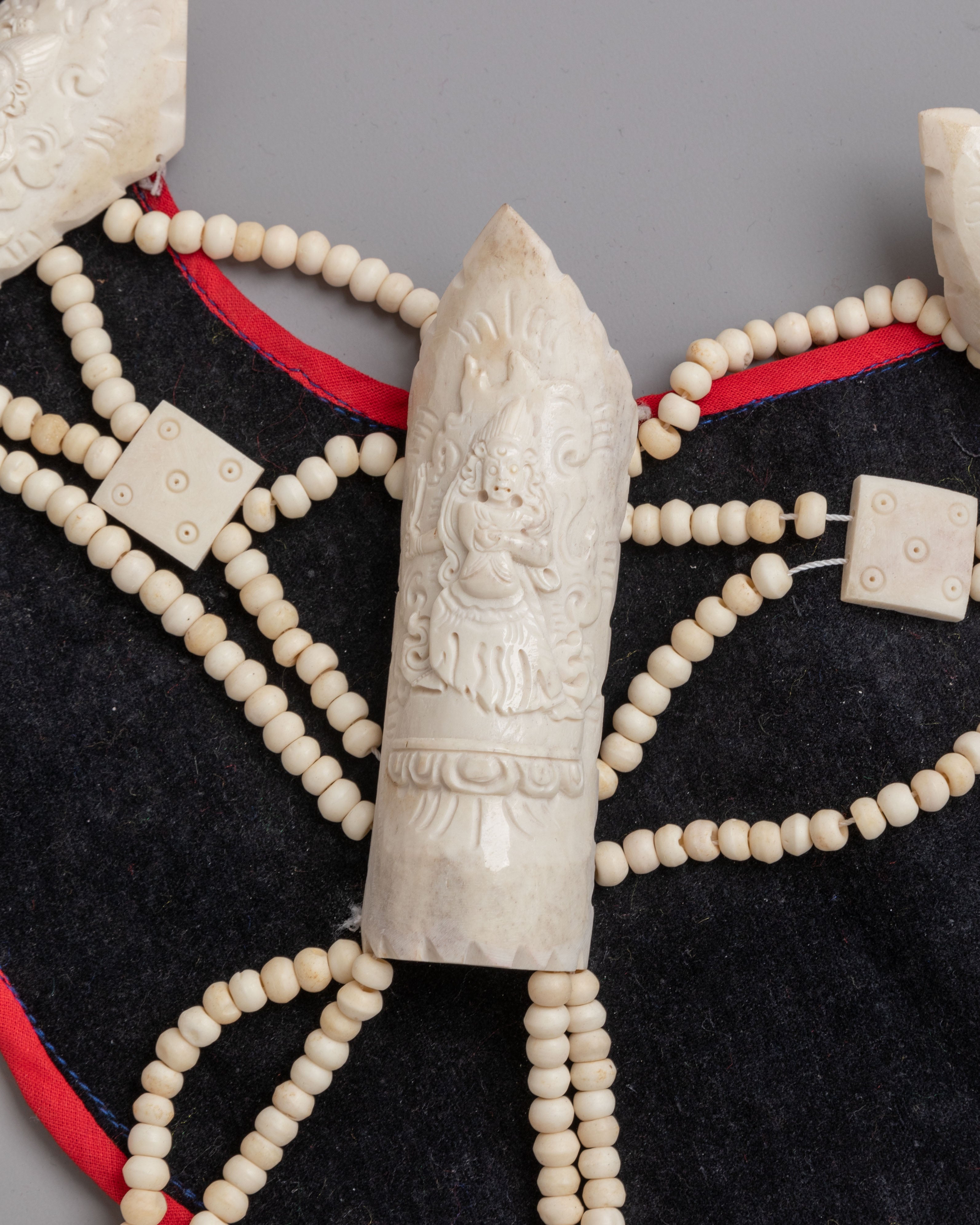 Handcrafted Ritual Guru Fabric | Five Dhyani Buddha Ceremonial Attire