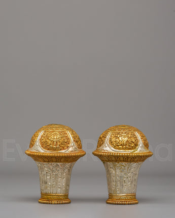 Buddhist Dharma Stick Ornament Cap