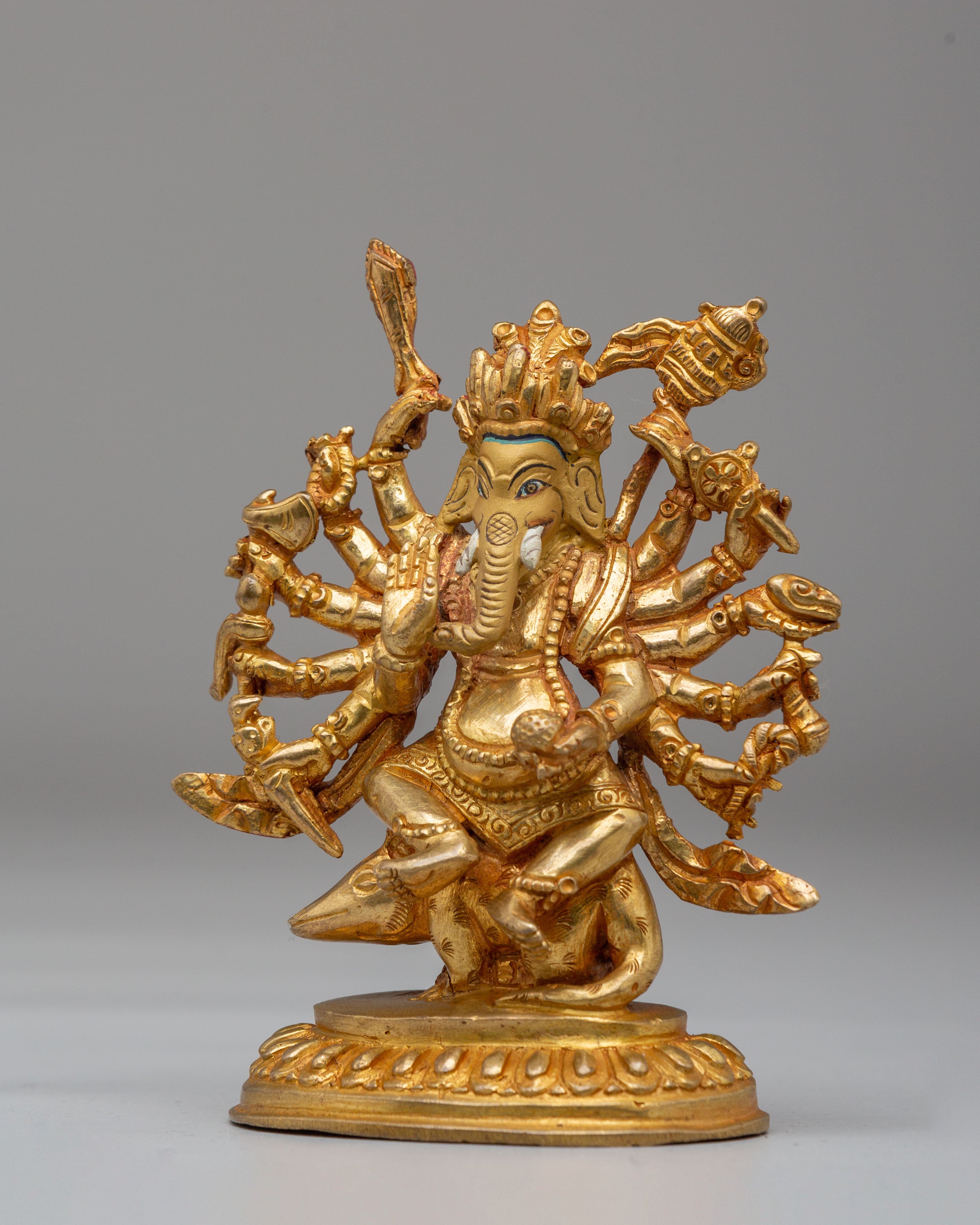 Maha Rakta Ganesha God Statue | Traditional Ganesh Statue