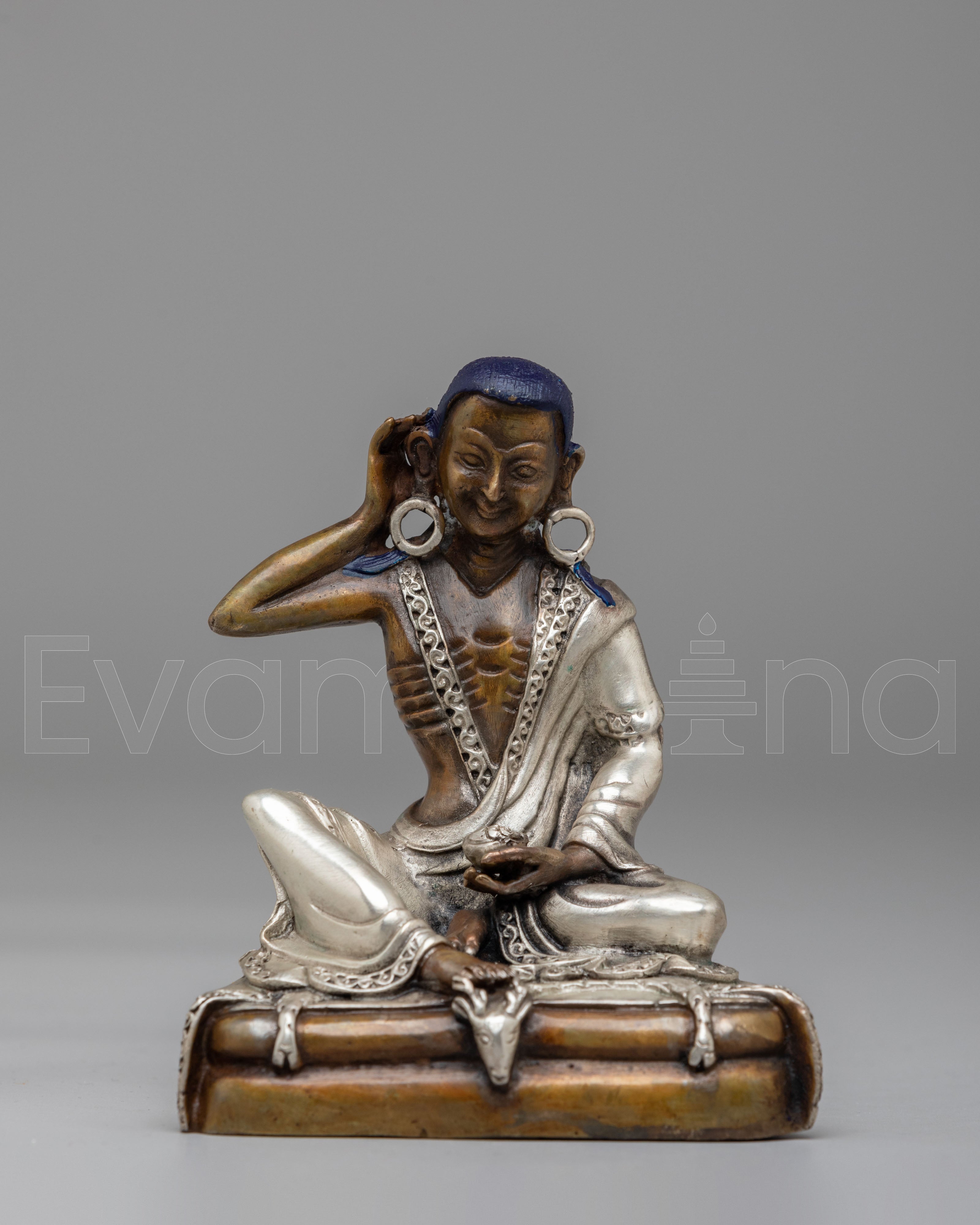 Handcrafted Yogi Milarepa Statue 