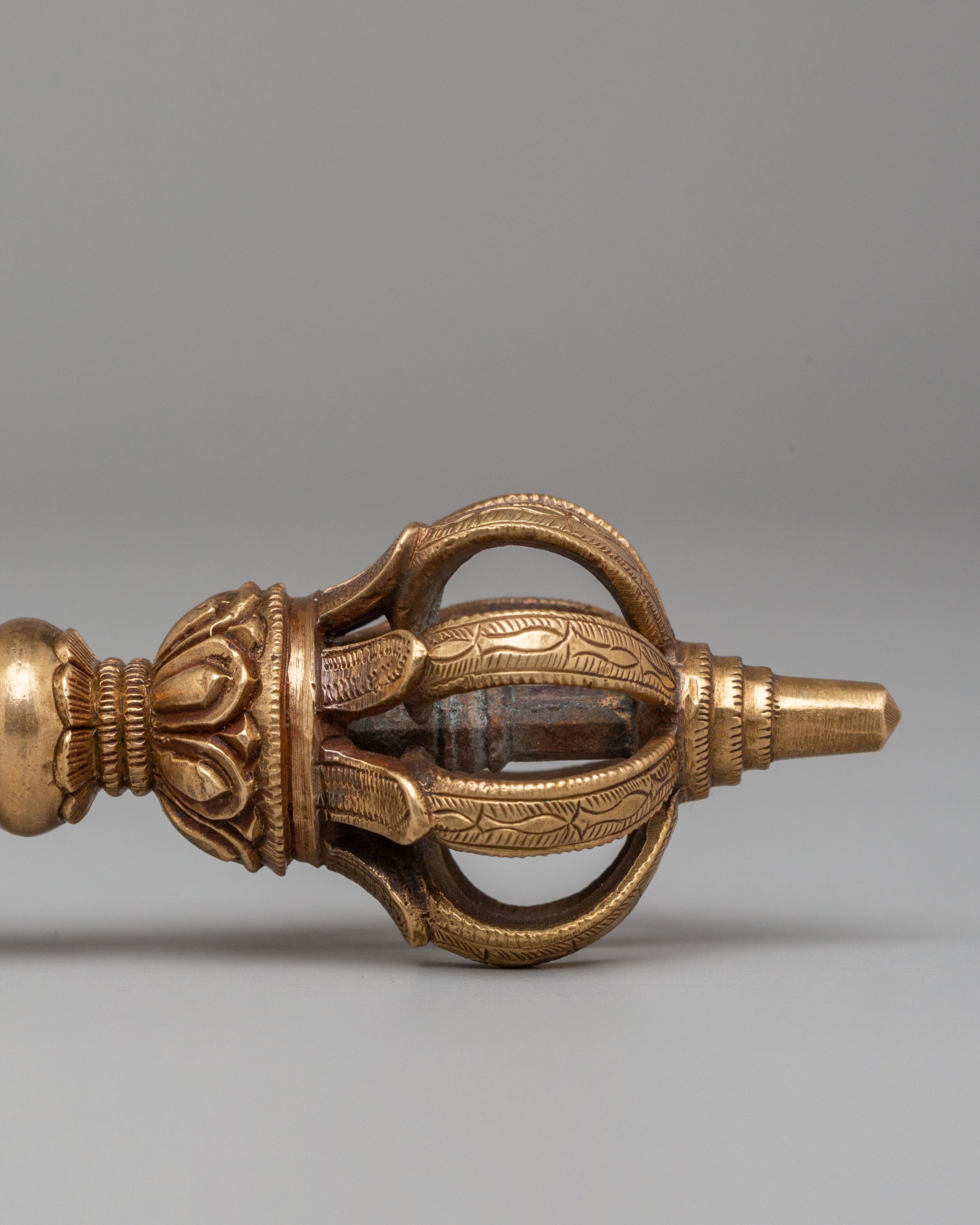 Tibetan Dorje and Bell Ritual Set | Buddhist Altar Tools for Prayer and Spiritual Practice