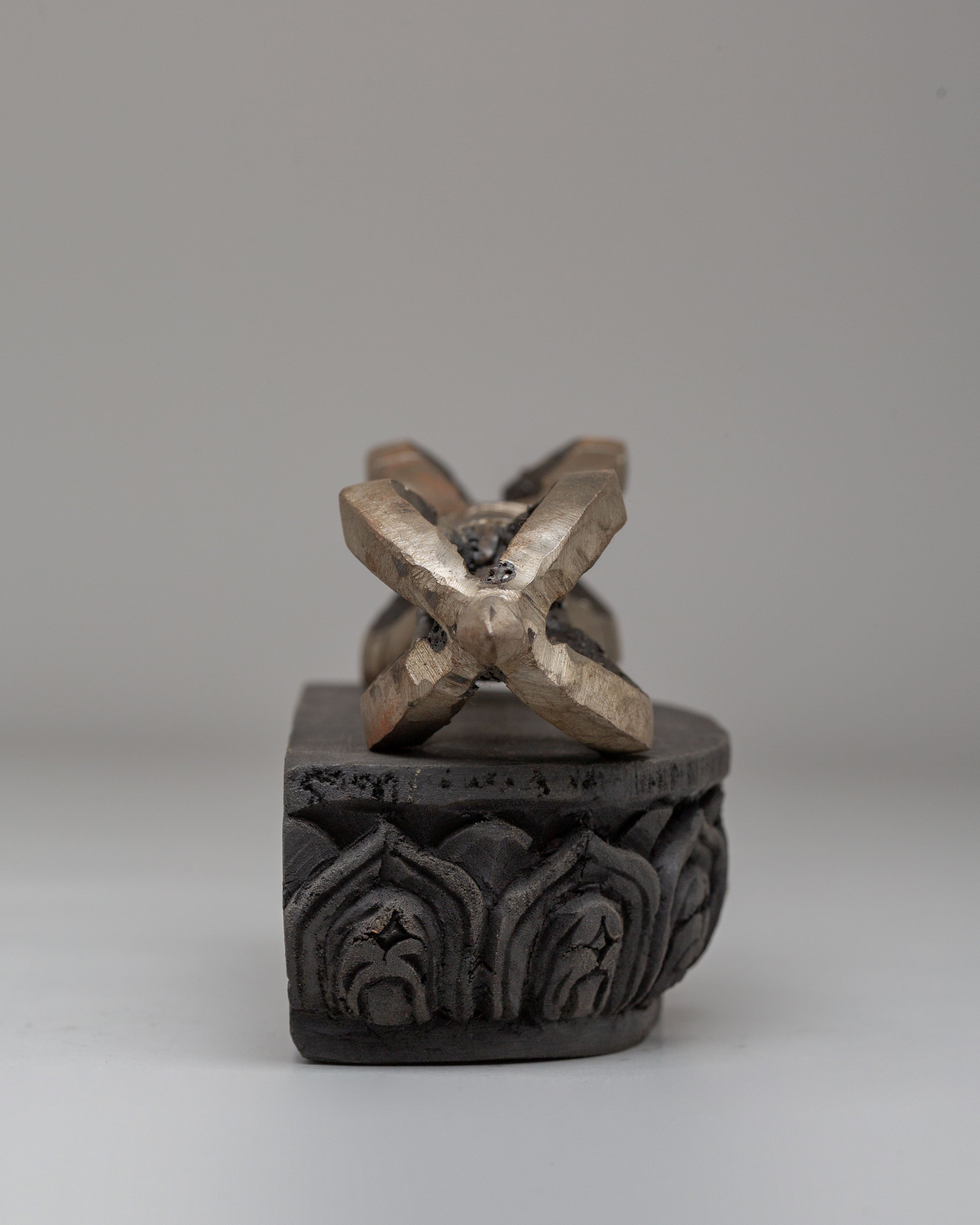 Handcrafted Sacred Ritual Vajra | Tibetan Dorje for Altar Meditation