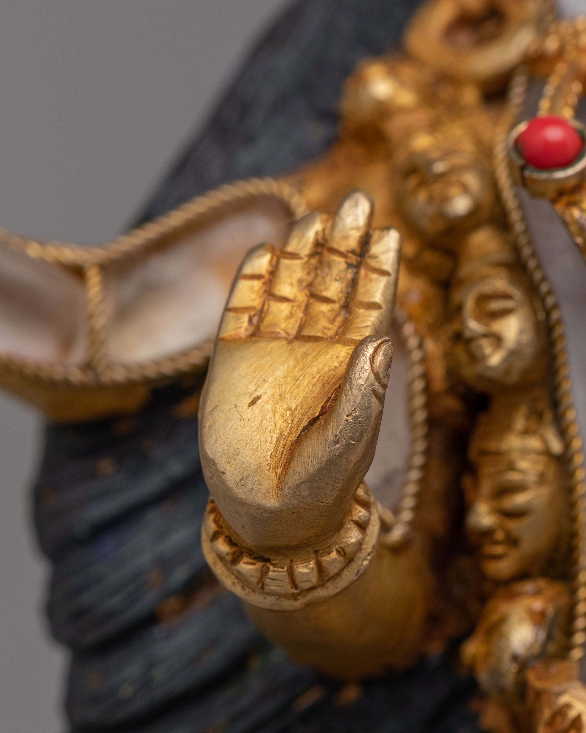Mahakali Standing On Shiva Statue | Divine Goddess Sculpture
