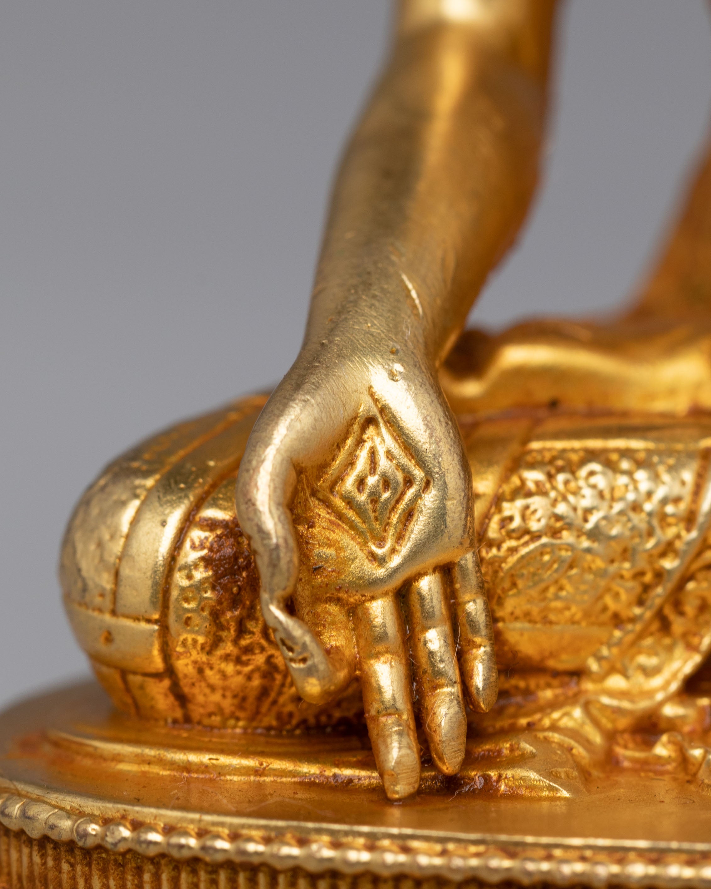 Tibetan Ratnasambhava Buddha Statue | Symbol of Abundance and Equality