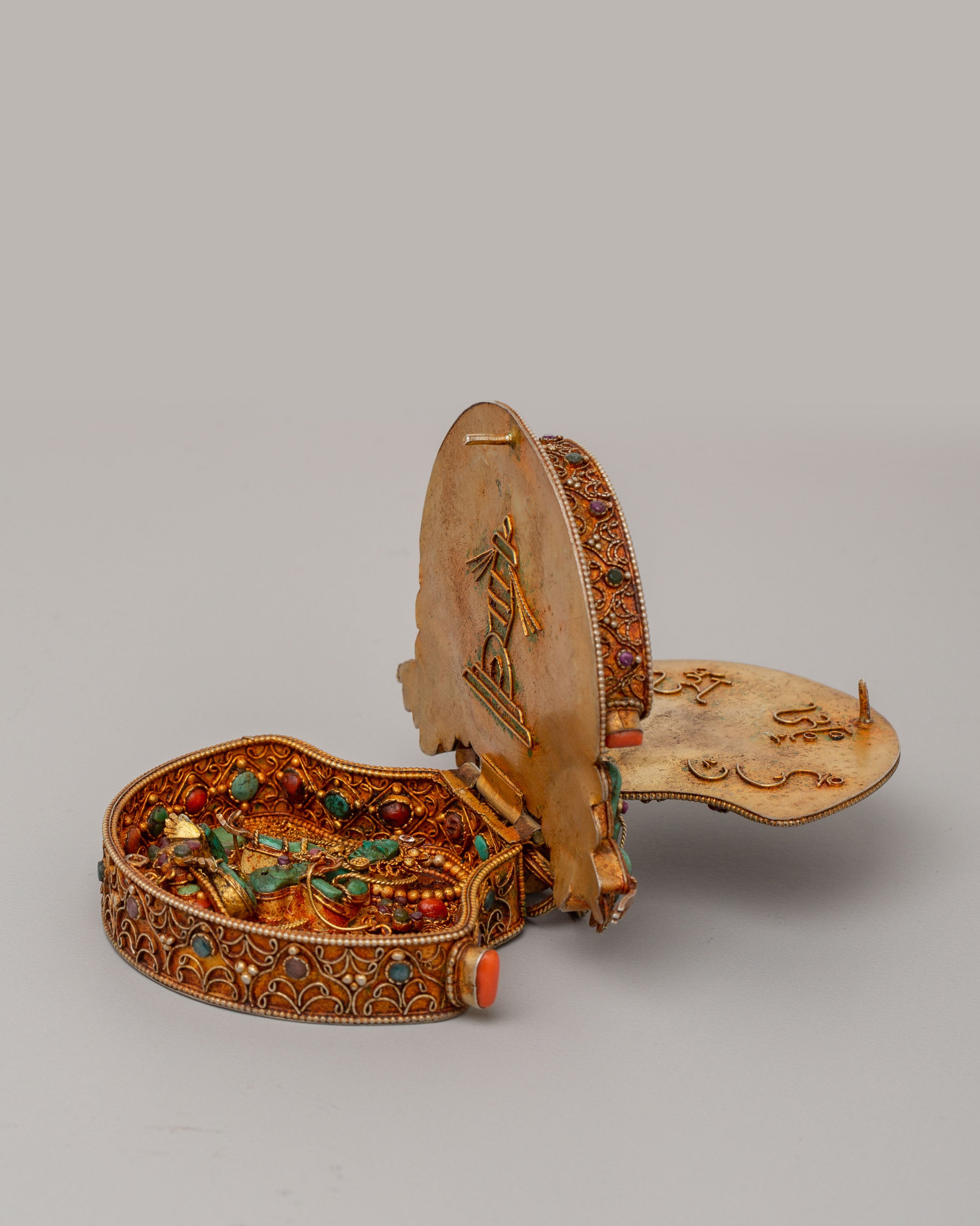 Manjushri Deity Ghau Box Locket | Symbol of Wisdom