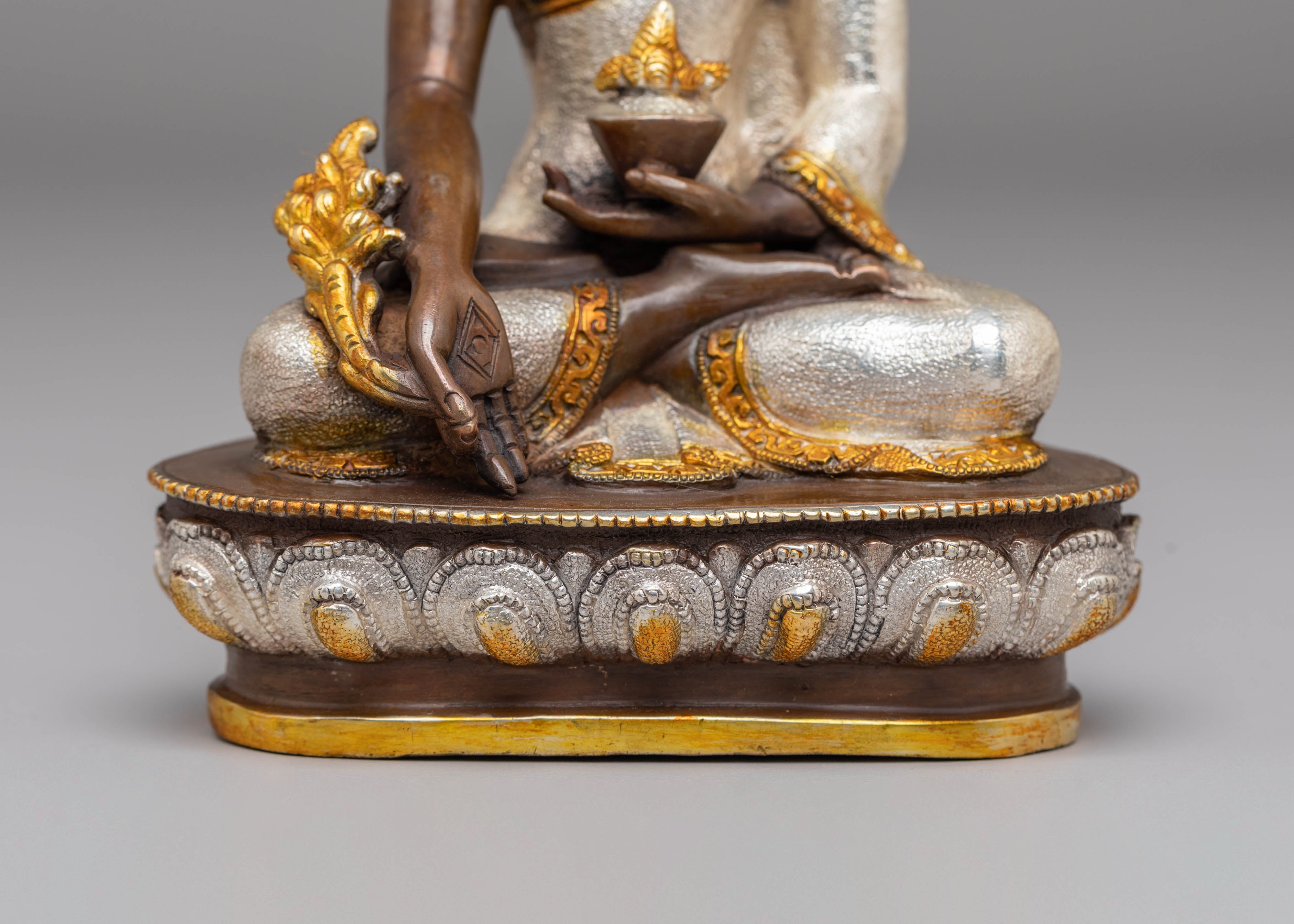 Handmade Medicine Buddha Statue With Healing Power | Tibetan Buddhist Healing Deity