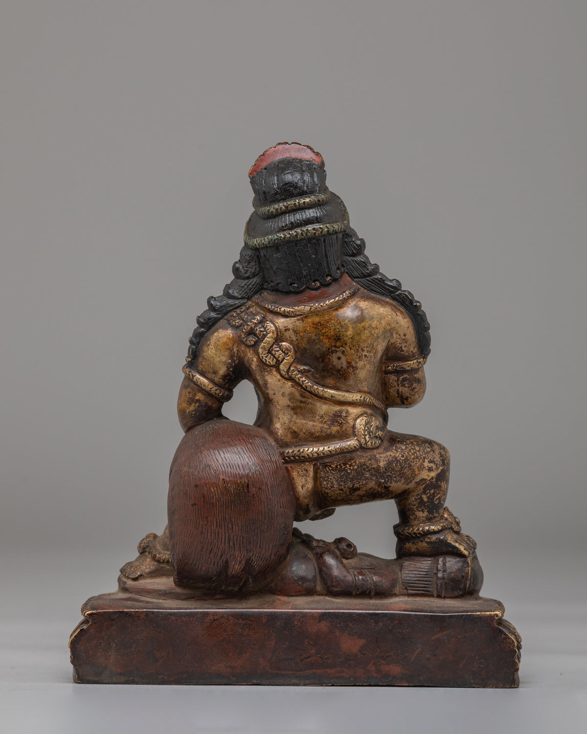 Sacred Black Dzambhala Art Statue | A Symbol of Prosperity