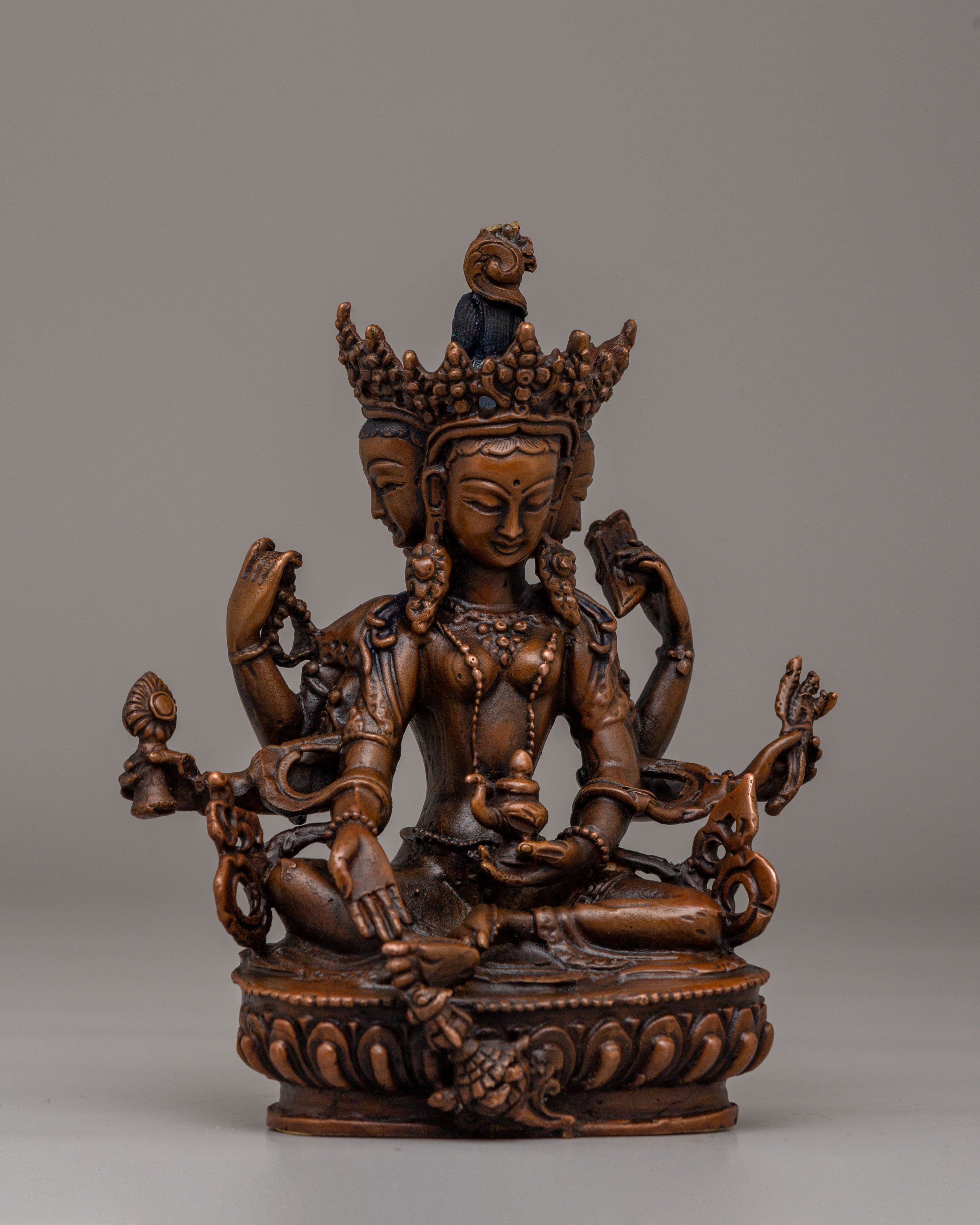 Handcrafted Vasudhara Statue | Buddhist Goddess of Wealth and Prosperity