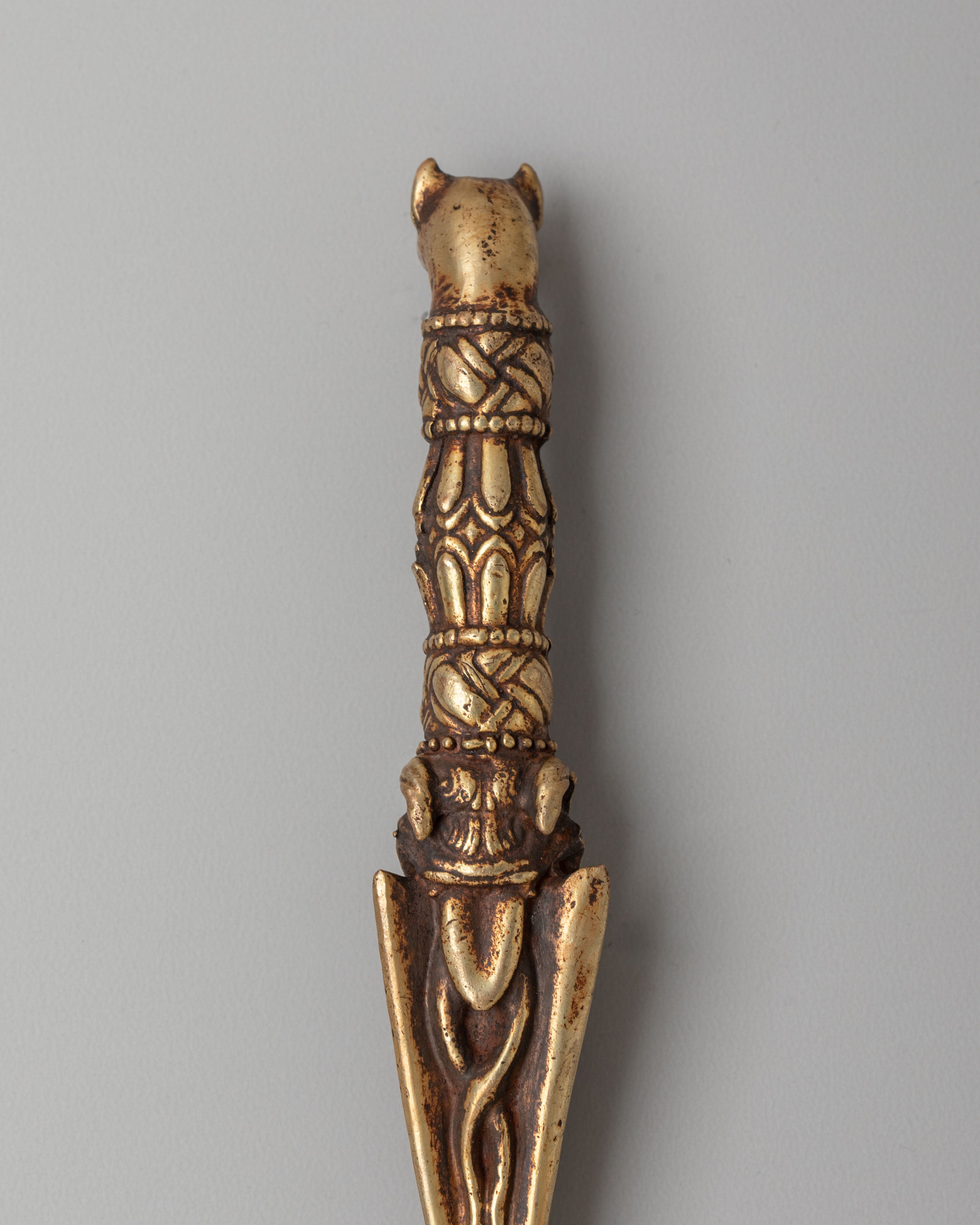 Himalayan Ritual Dagger | Sacred Bronze Phurba for Spiritual Ceremonies