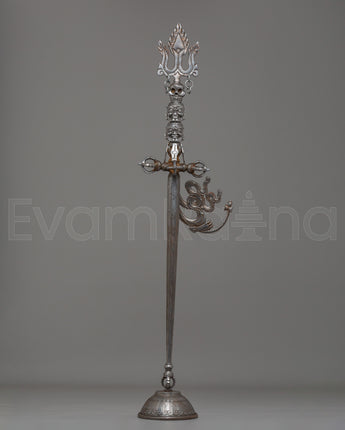 Sacred Khatvanga Ritual Staff