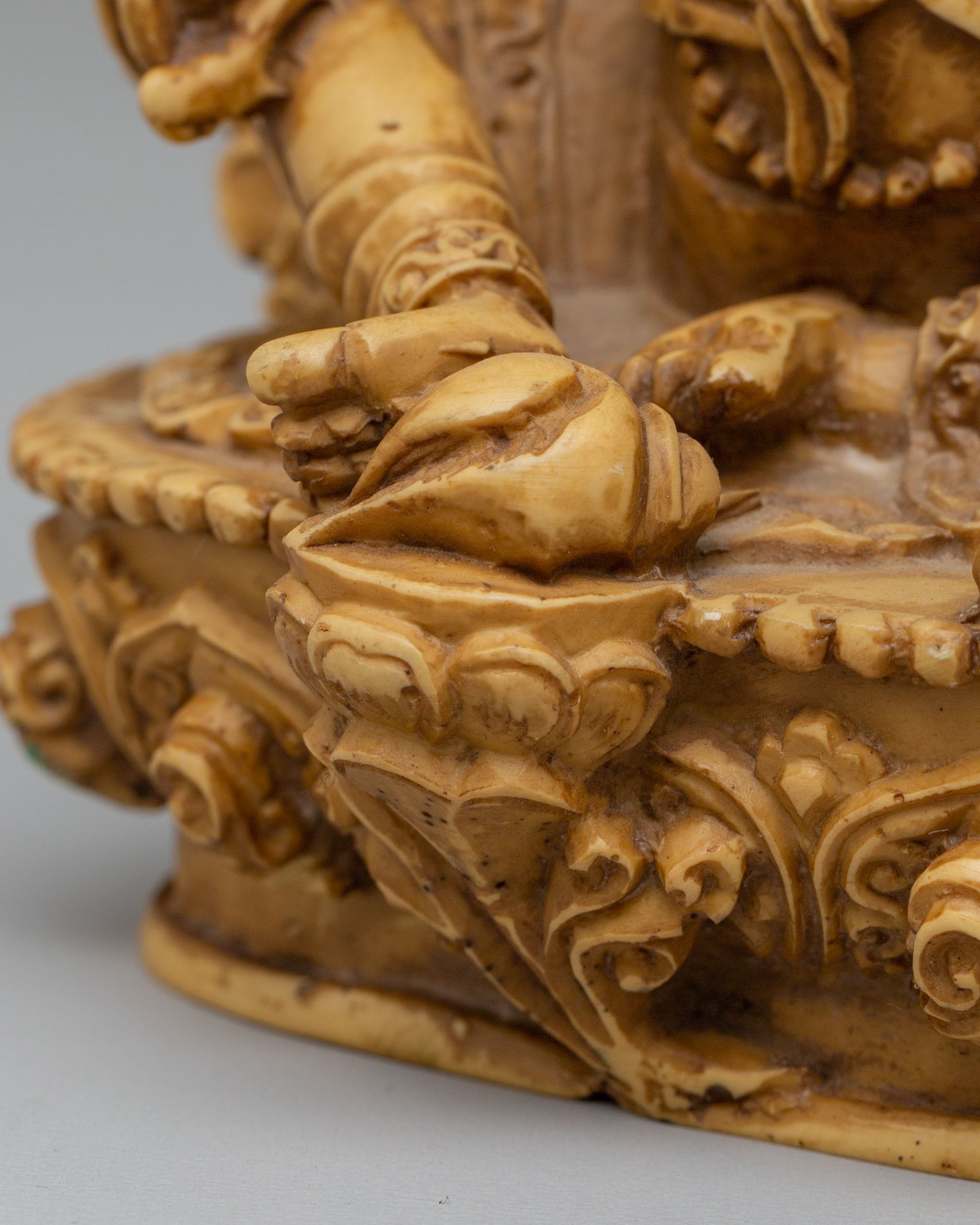 Wealth Dzambhala Deity Statue | Buddhist Prosperity & Abundance Sculpture