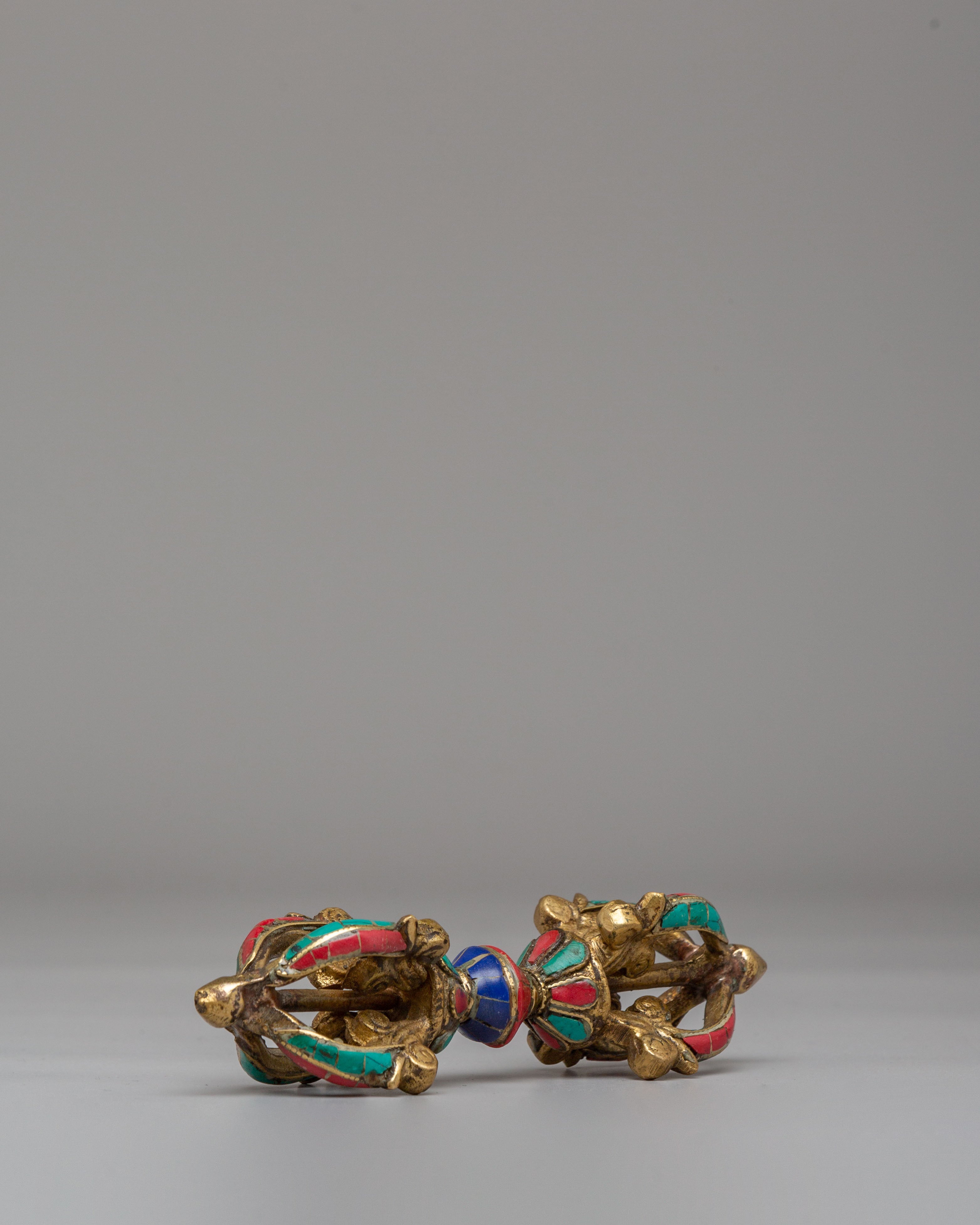 Buddhist Ritual Gemstone Vajra | Tibetan Dorje Symbol of Spiritual Power
