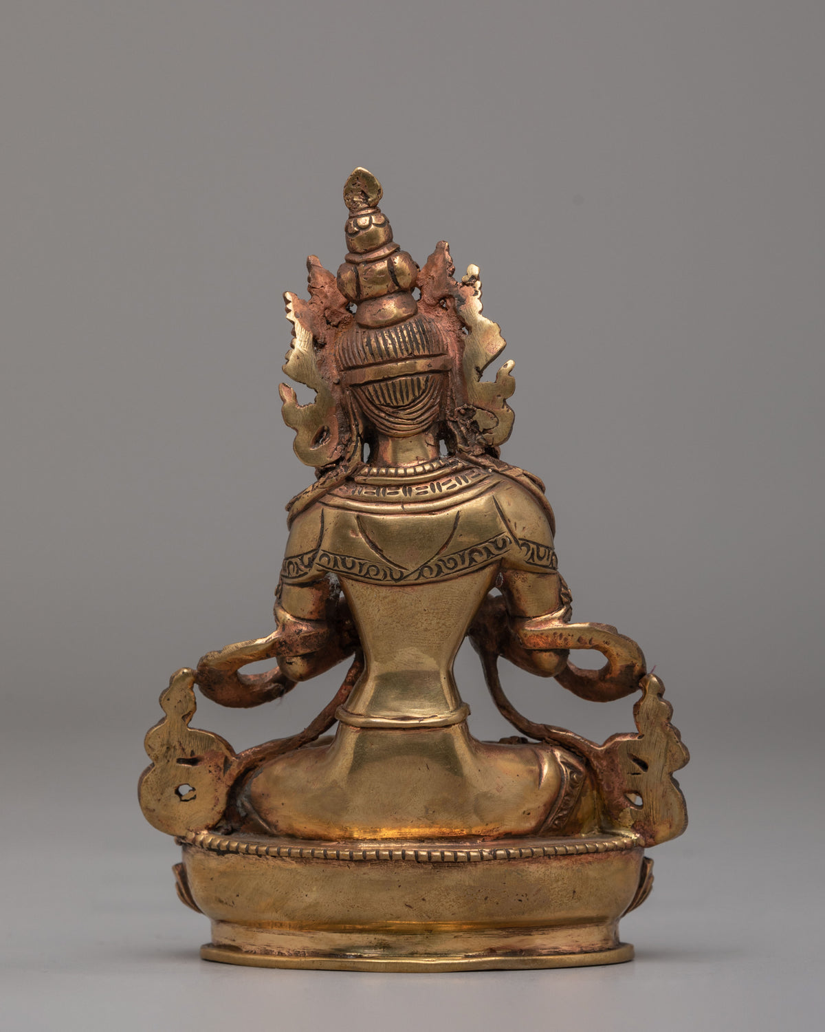 Tibetan Vajradhara Deity Statue | Copper Body Figurine