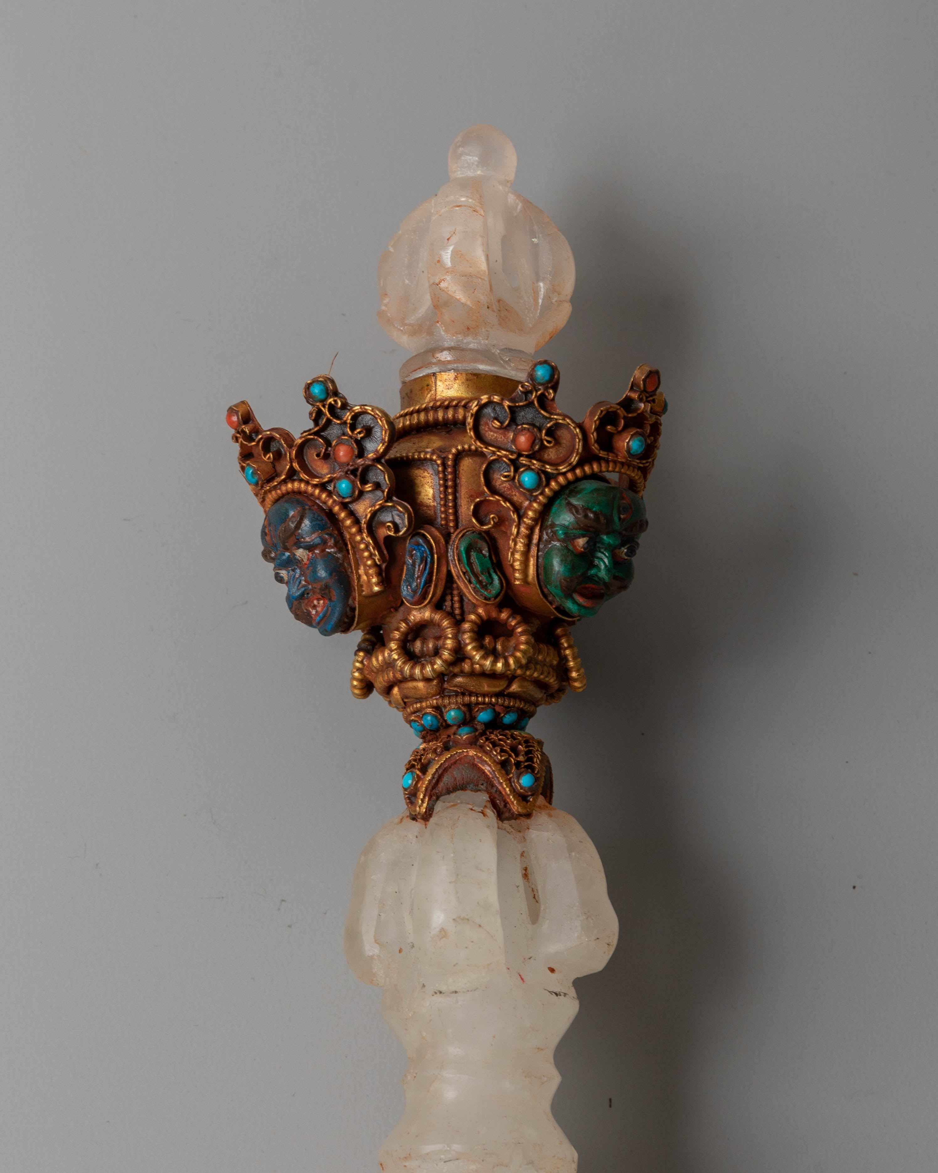 Traditional Himalayan Phurba Dagger | Tibetan Ritual Dagger for Protection