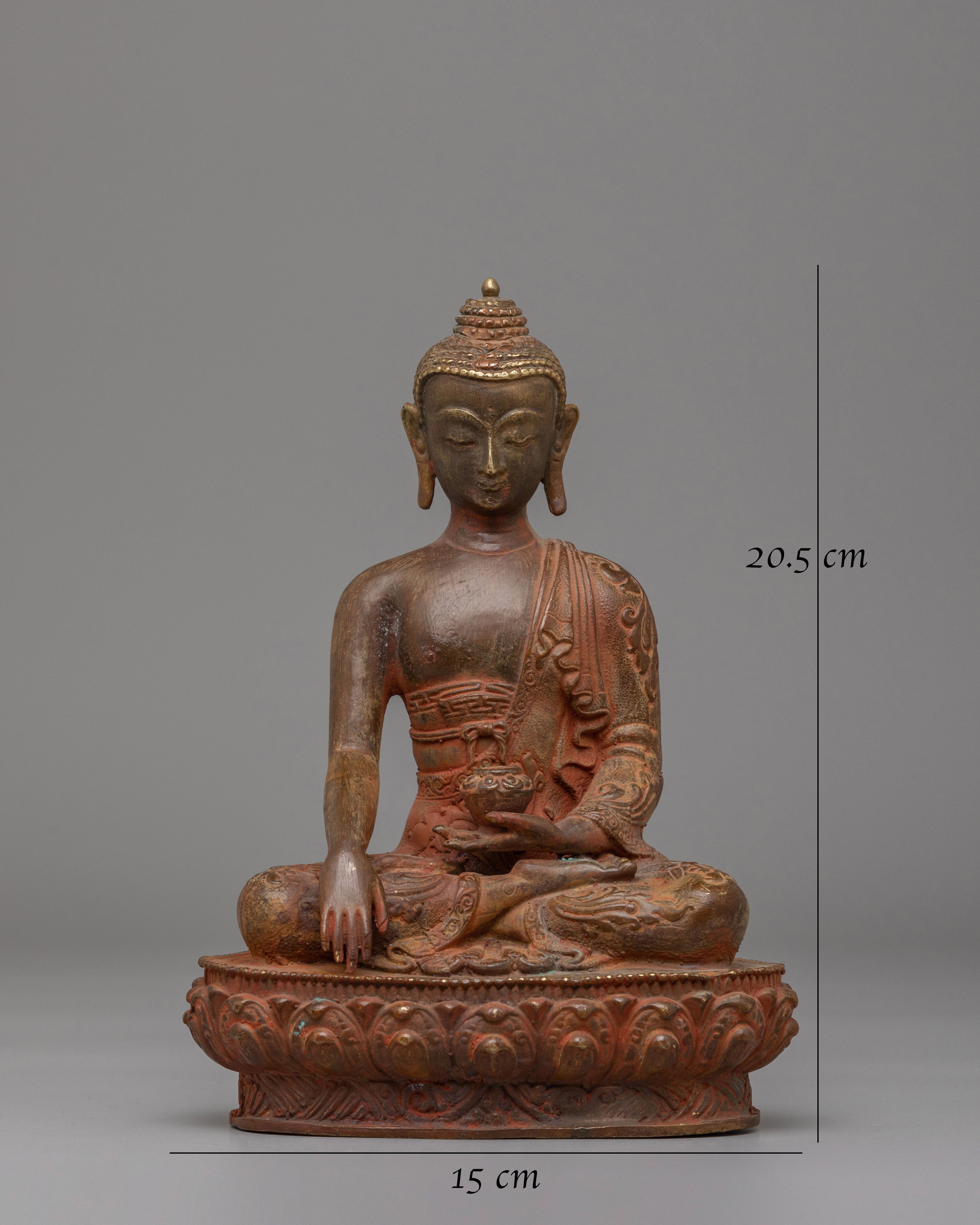 Tibetan Shakyamuni Buddha Divine Statue | Buddha for Spiritual Decor