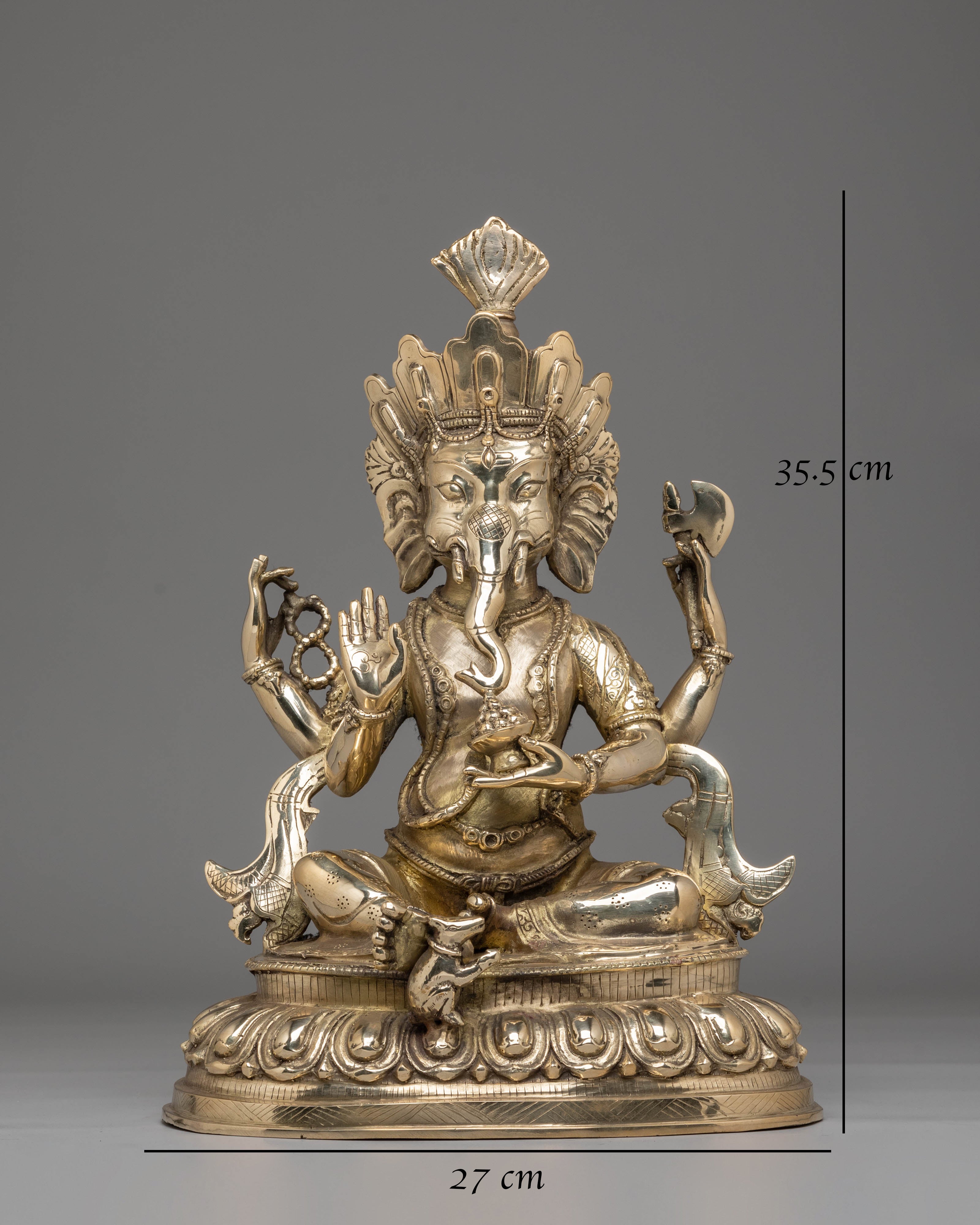 Handmade Ganesh Statue | Hindu Deity Sculpture
