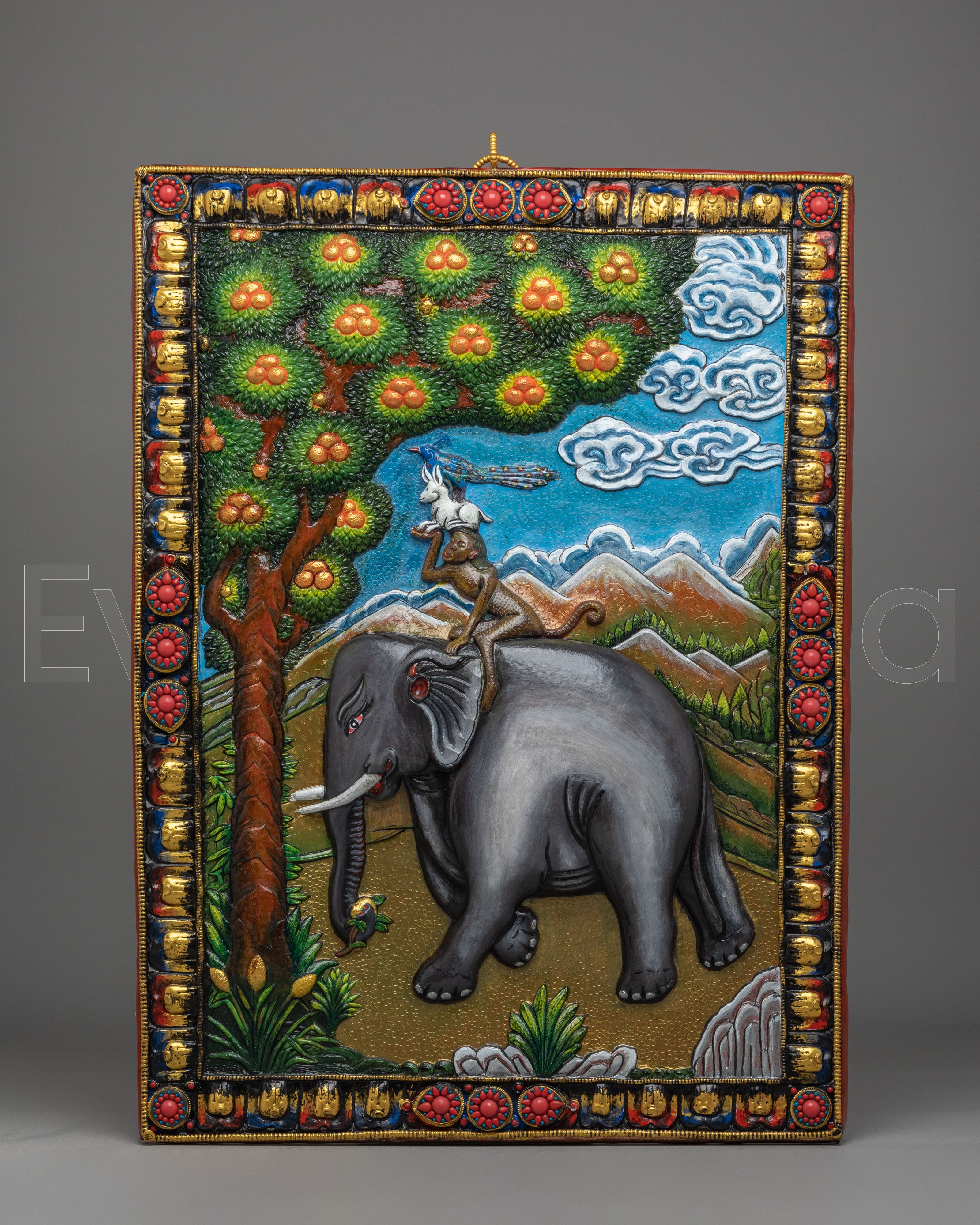 Handcrafted 4 Harmonious Friends Wall Hanging