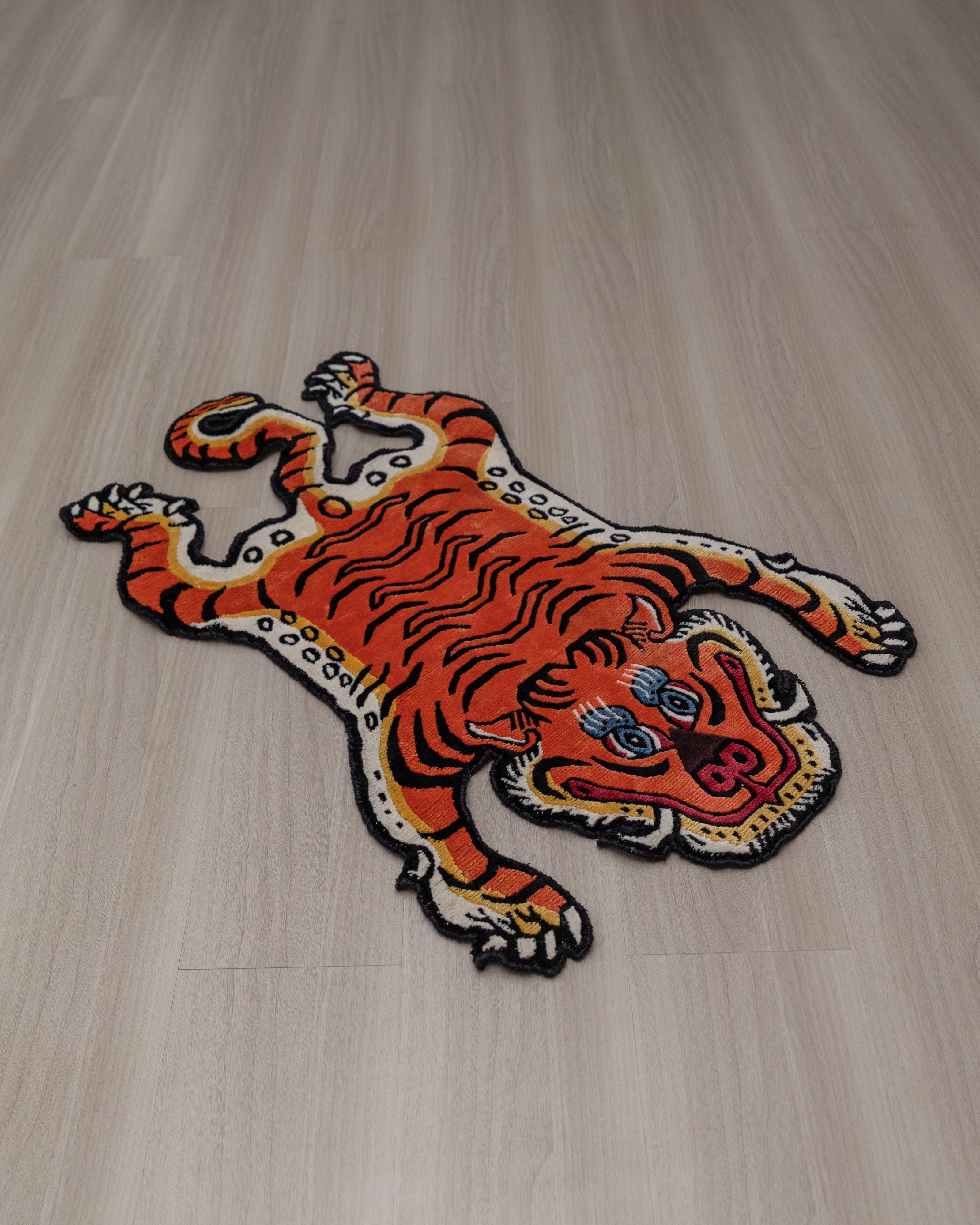 Handmade Tibetan Rug | Tibetan Wool Meditation Carpet