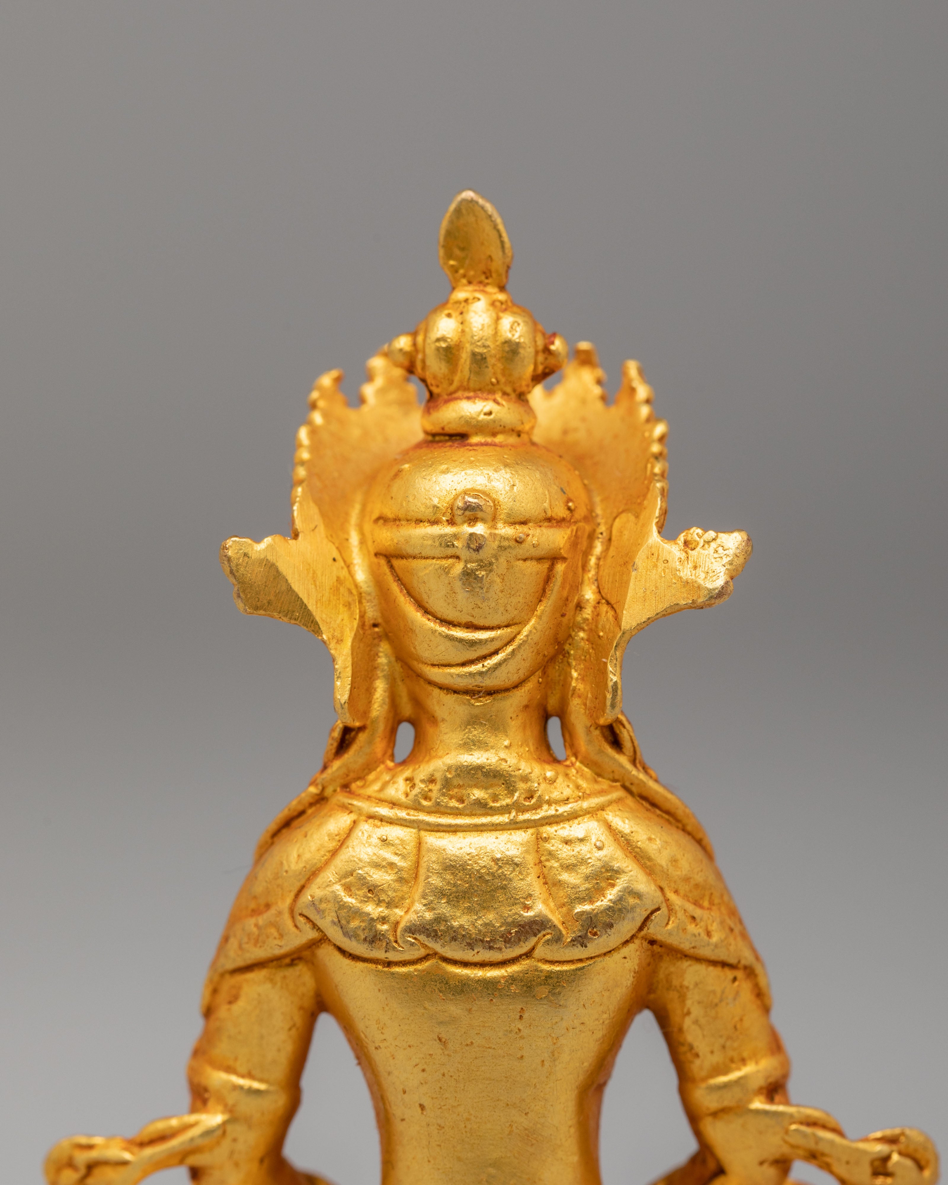 Amitayus Buddha Longevity Statue | Sacred Altar Decor for Meditation