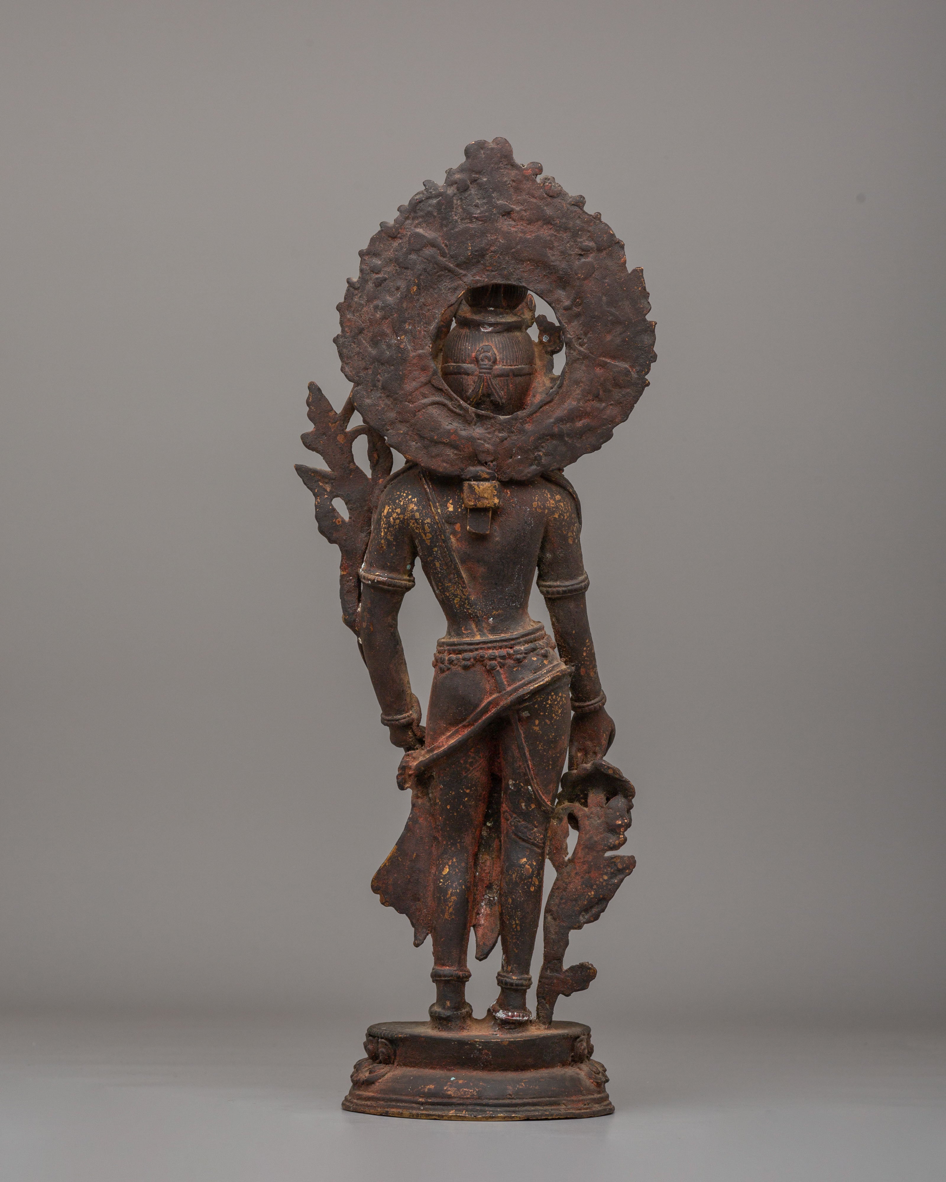 Traditional Buddhist Padmapani Statue | Symbol of Compassion and Wisdom