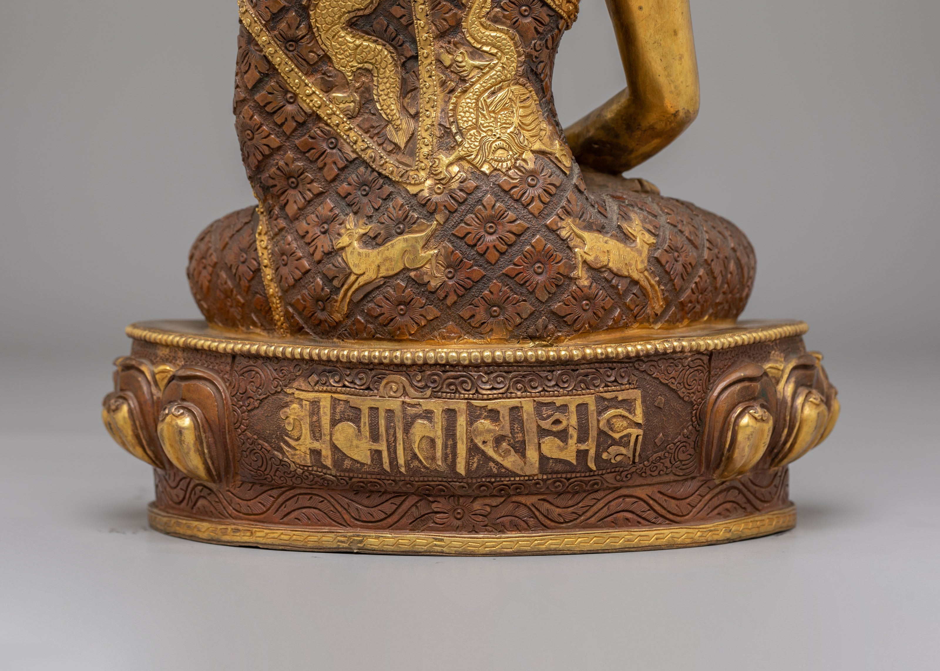 Handcrafted Amitabha Buddha Sculpture | Tibetan Deity Artwork