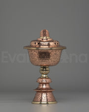 Sacred Butter Lamp for Ritual
