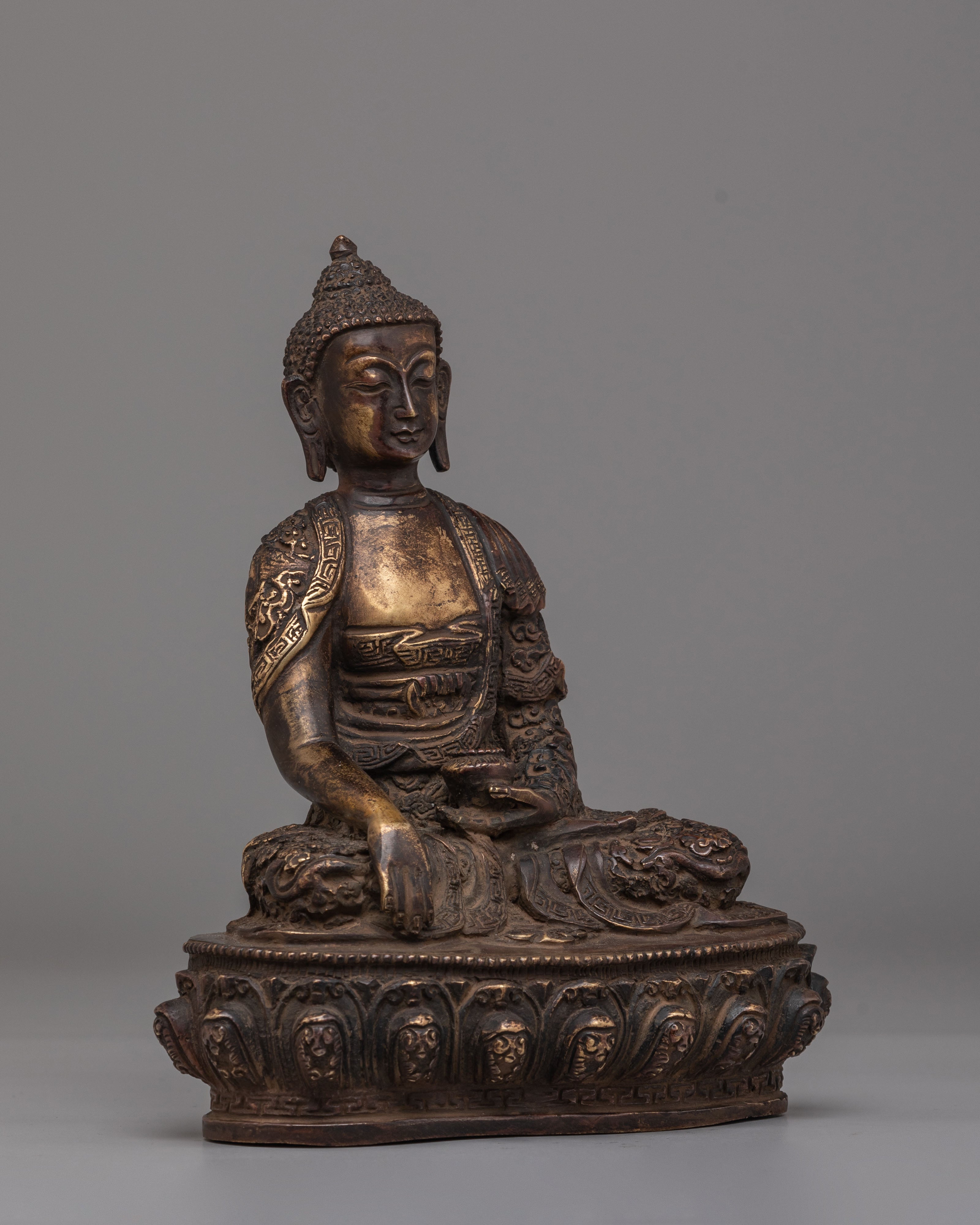 Sacred Shakyamuni Buddha Deity Statue | Handcrafted Buddha Figurine