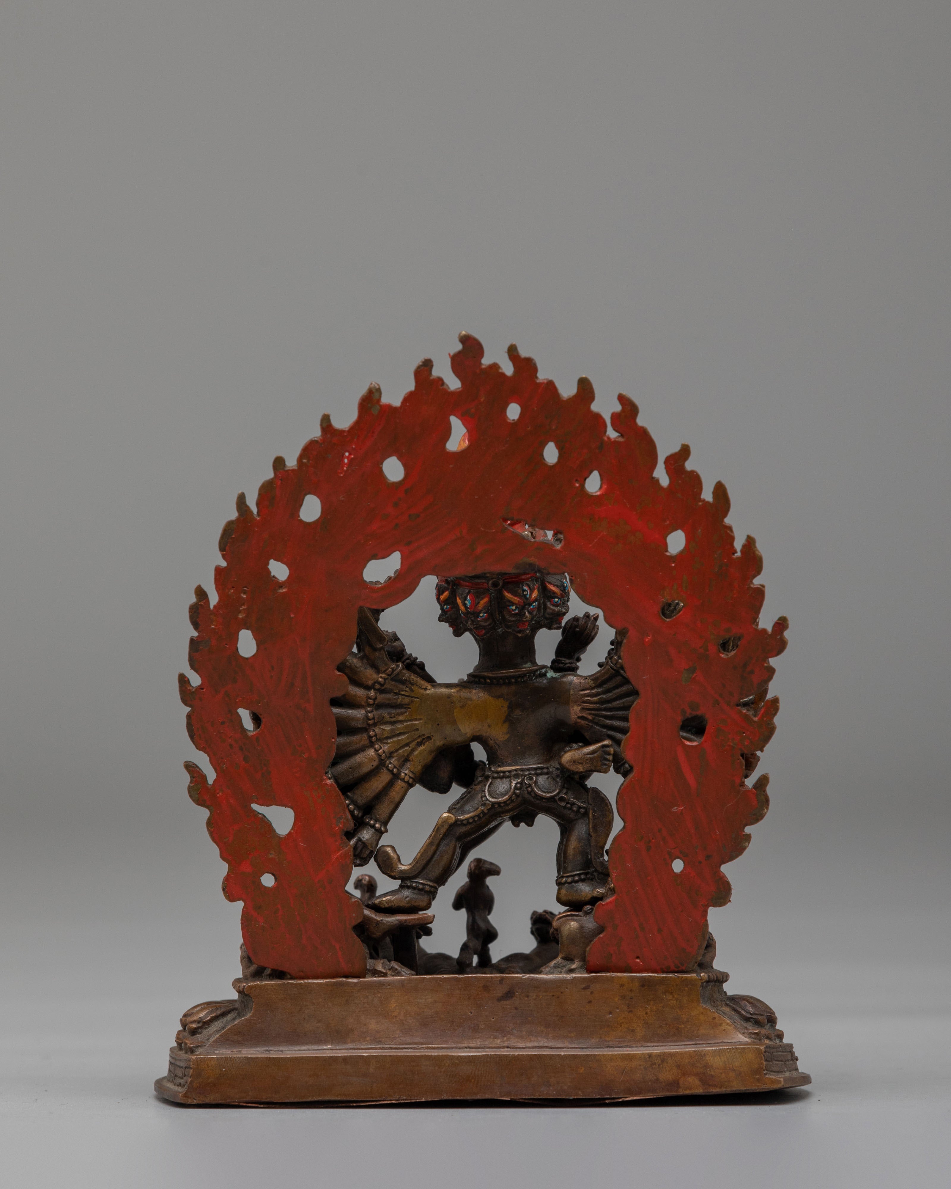 Sacred Yamantaka Statue | Wrathful Protector Deity