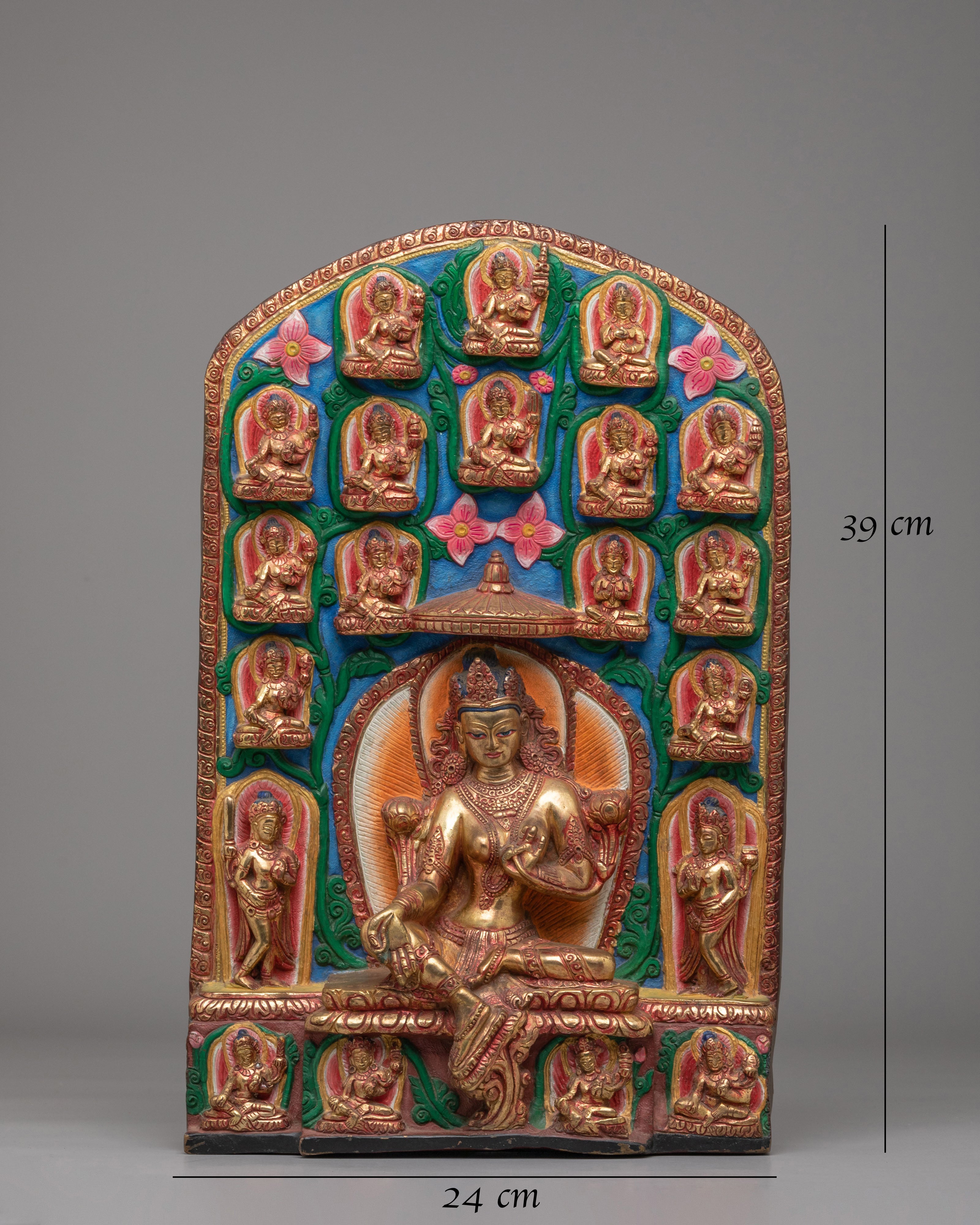 Handmade Buddhist 21 Tara Statue | Divine Goddess for Meditation and Blessings