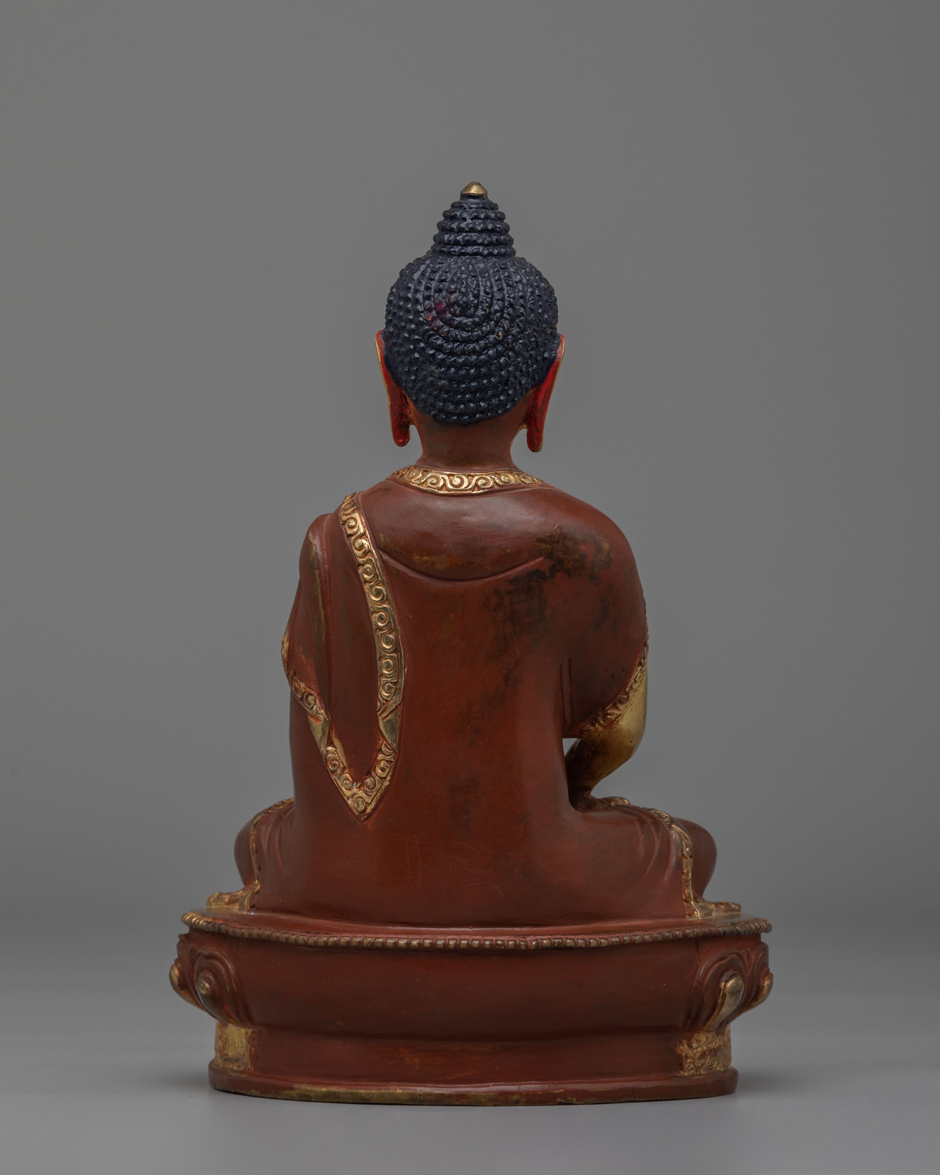 Amitabha Buddha Statue for Altar | Traditional Buddhist Decor
