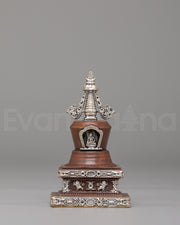 Handcrafted Altar Parinirvana Stupa