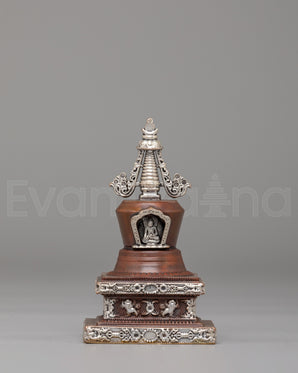 Handcrafted Altar Parinirvana Stupa