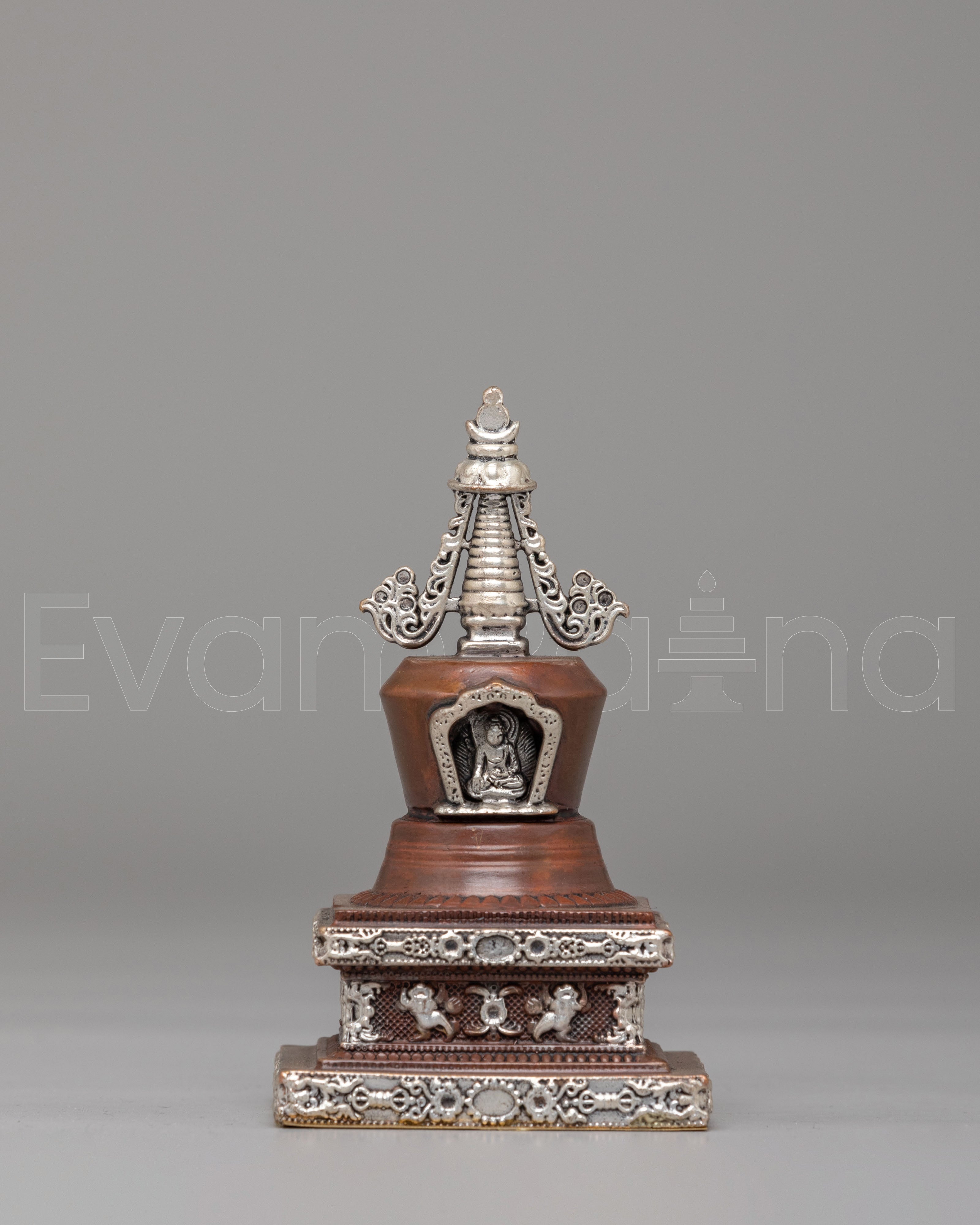 Handcrafted Altar Parinirvana Stupa