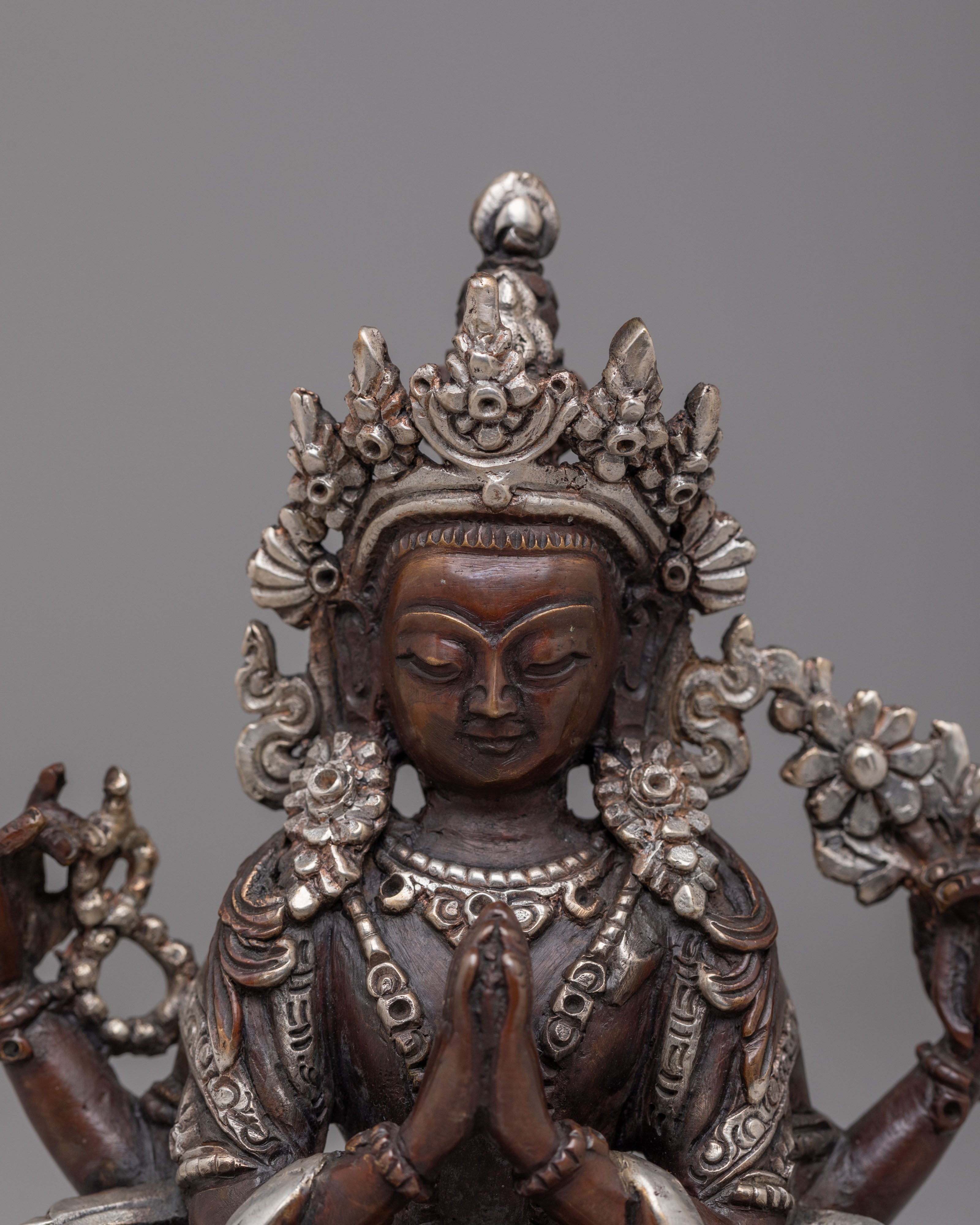 Four Arm Chenrezig Statue | Bodhisattva of Compassion