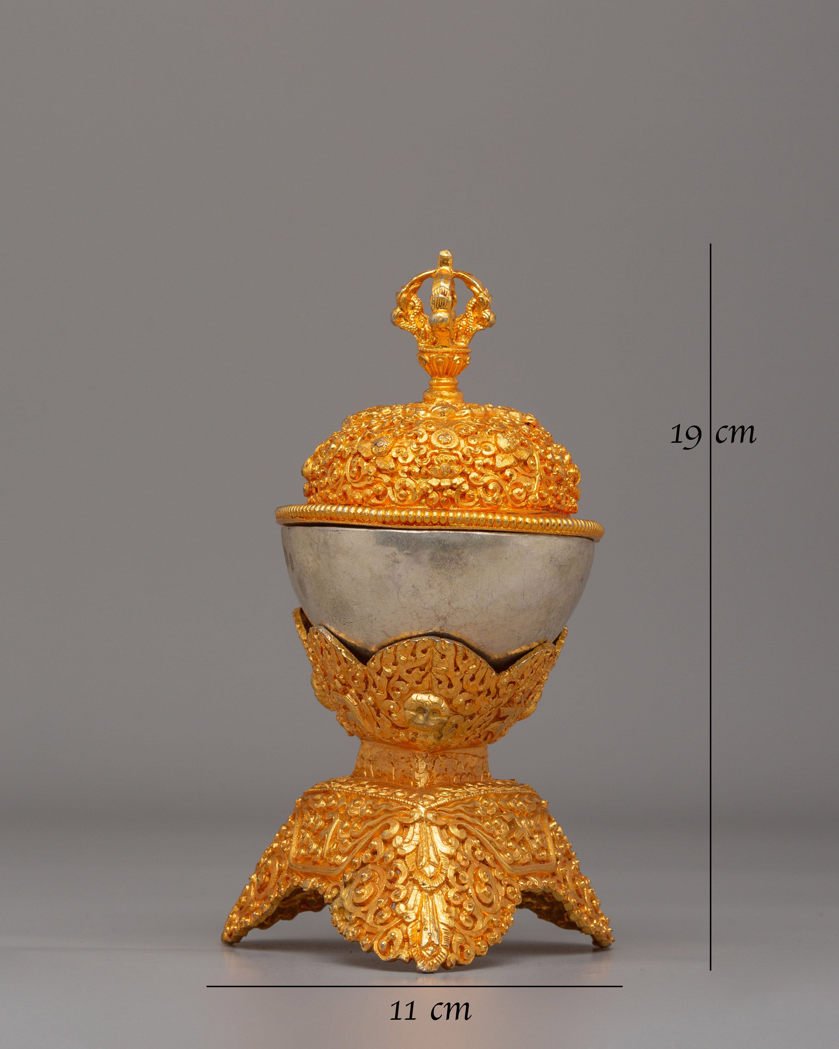 Spiritual Kapala for Ritual | Handcrafted Tibetan Skull Cup