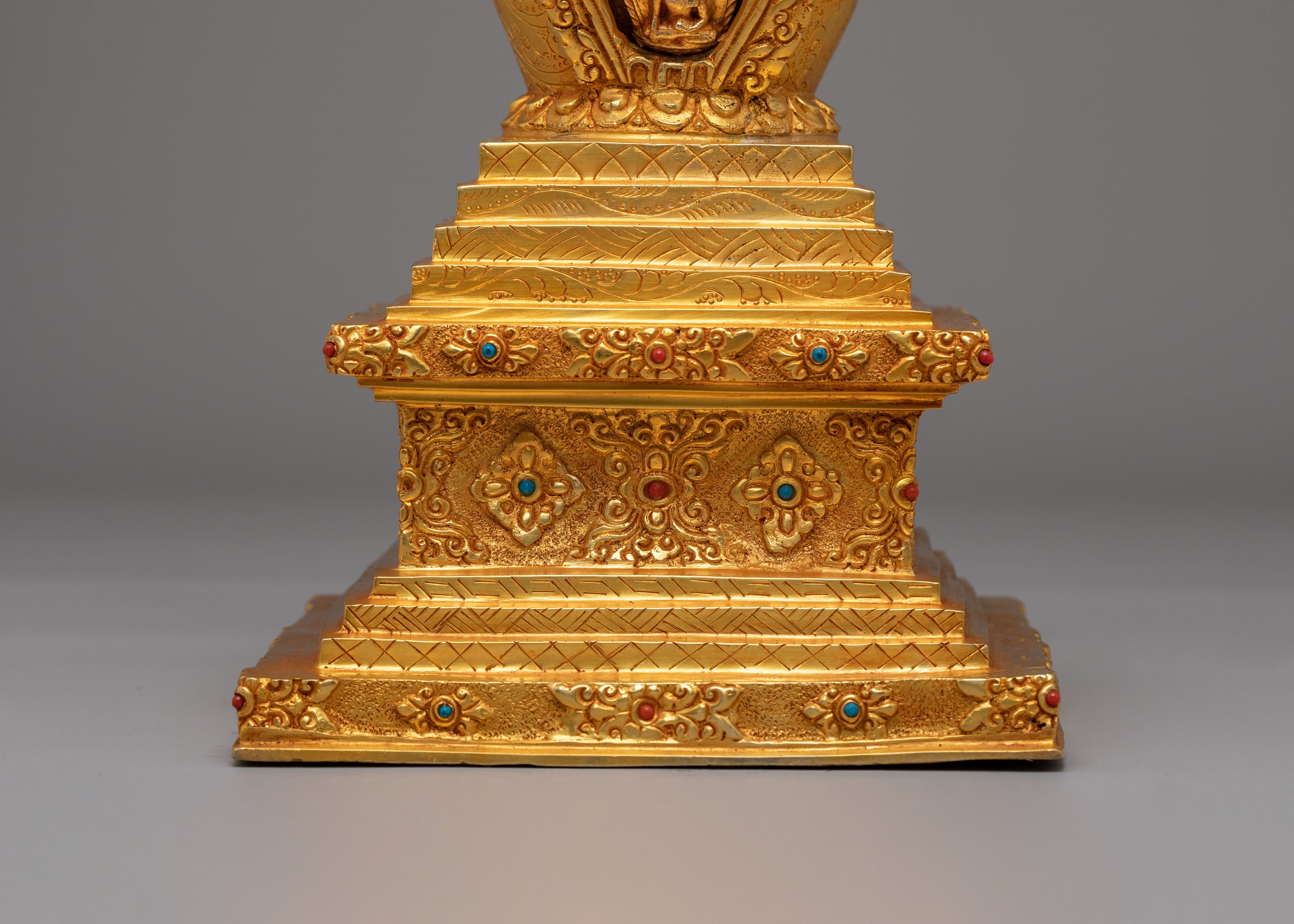 Handcrafted Enlightenment Stupa | Spiritual Home Decor