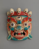 Handcrafted Bhairava Mask Wall Hanging