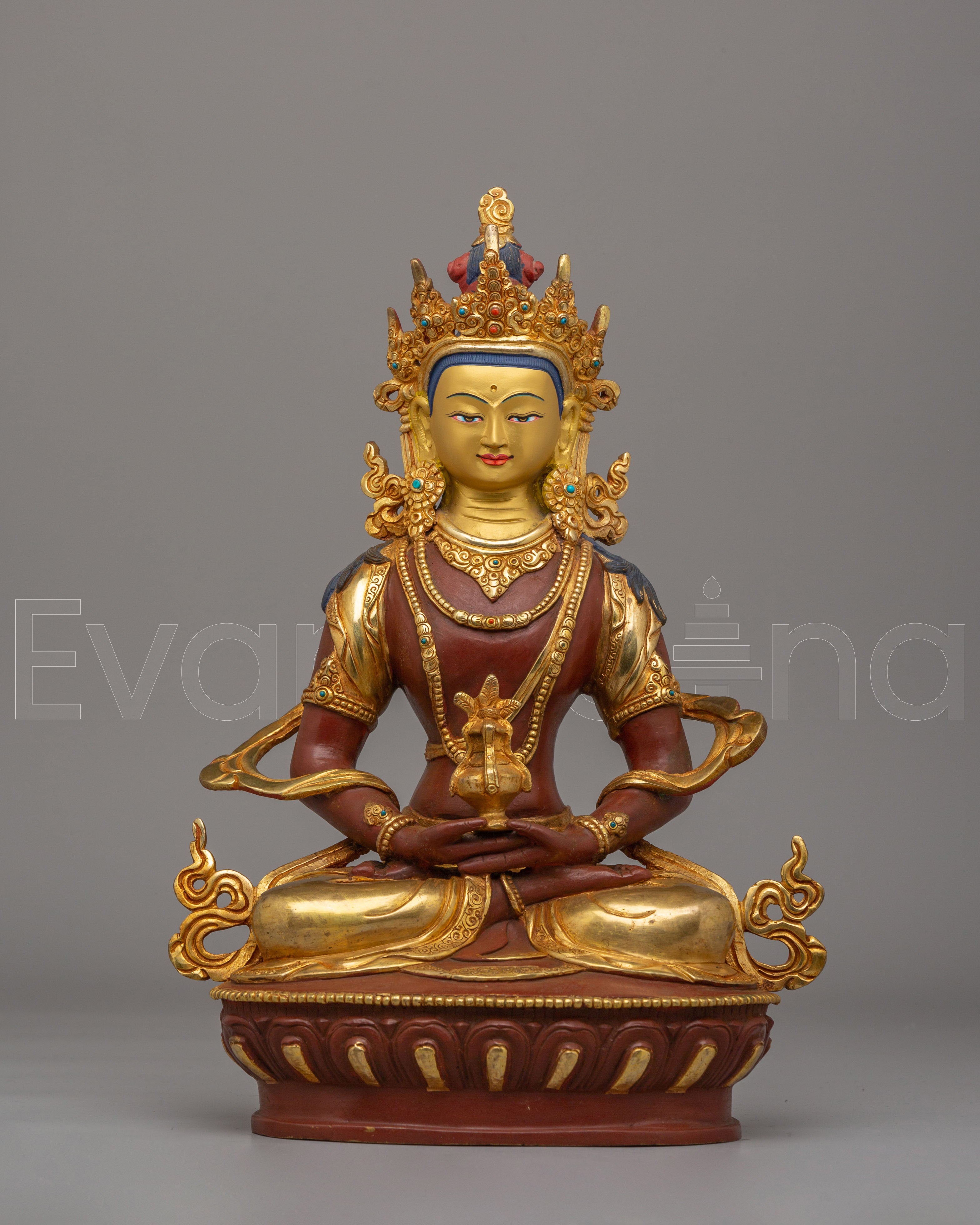 Spiritual Handcrafted Amitayus Buddha Statue 