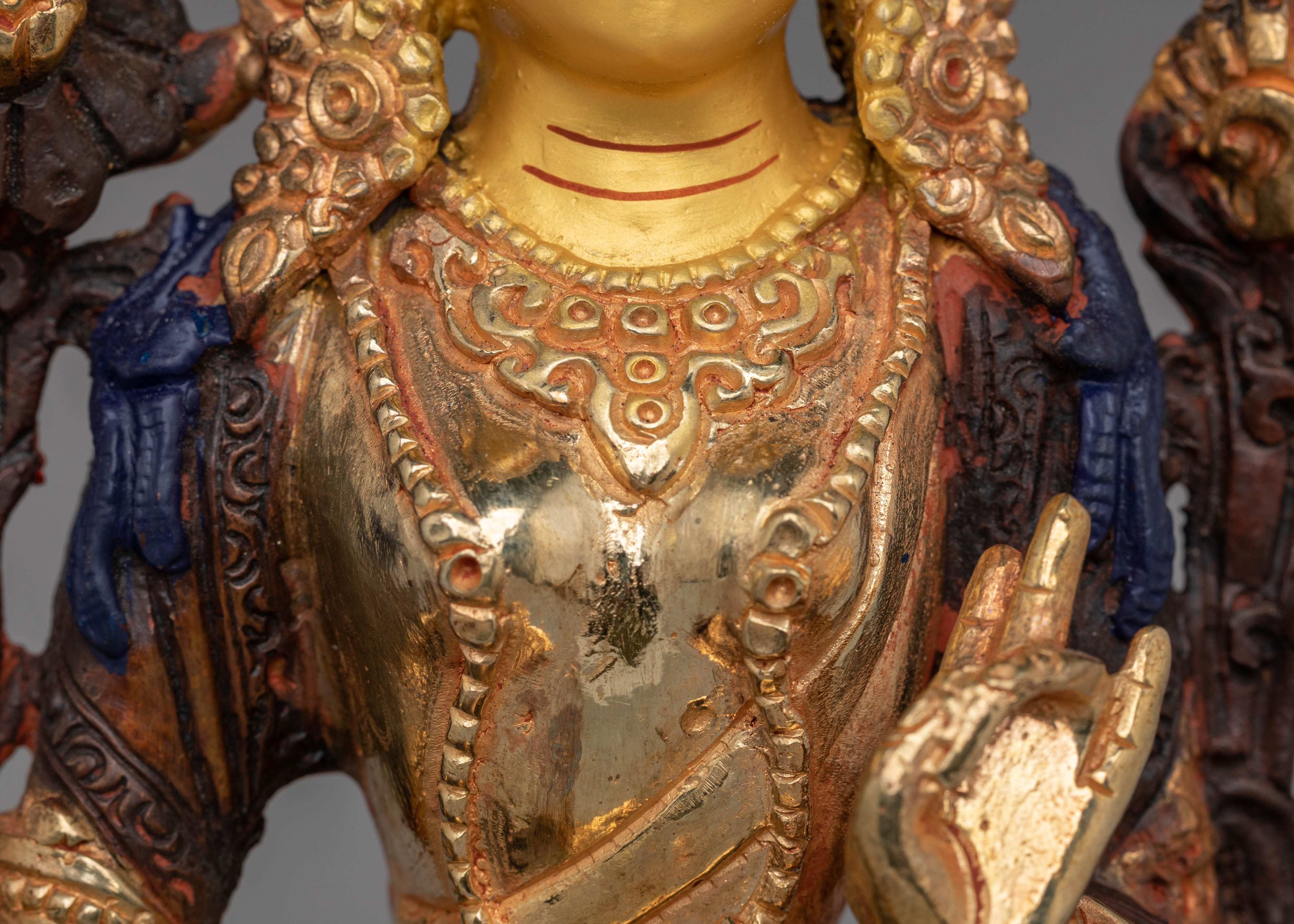 Green Tara Handcrafted Tibetan Sculpture | Himalayan Spiritual Art