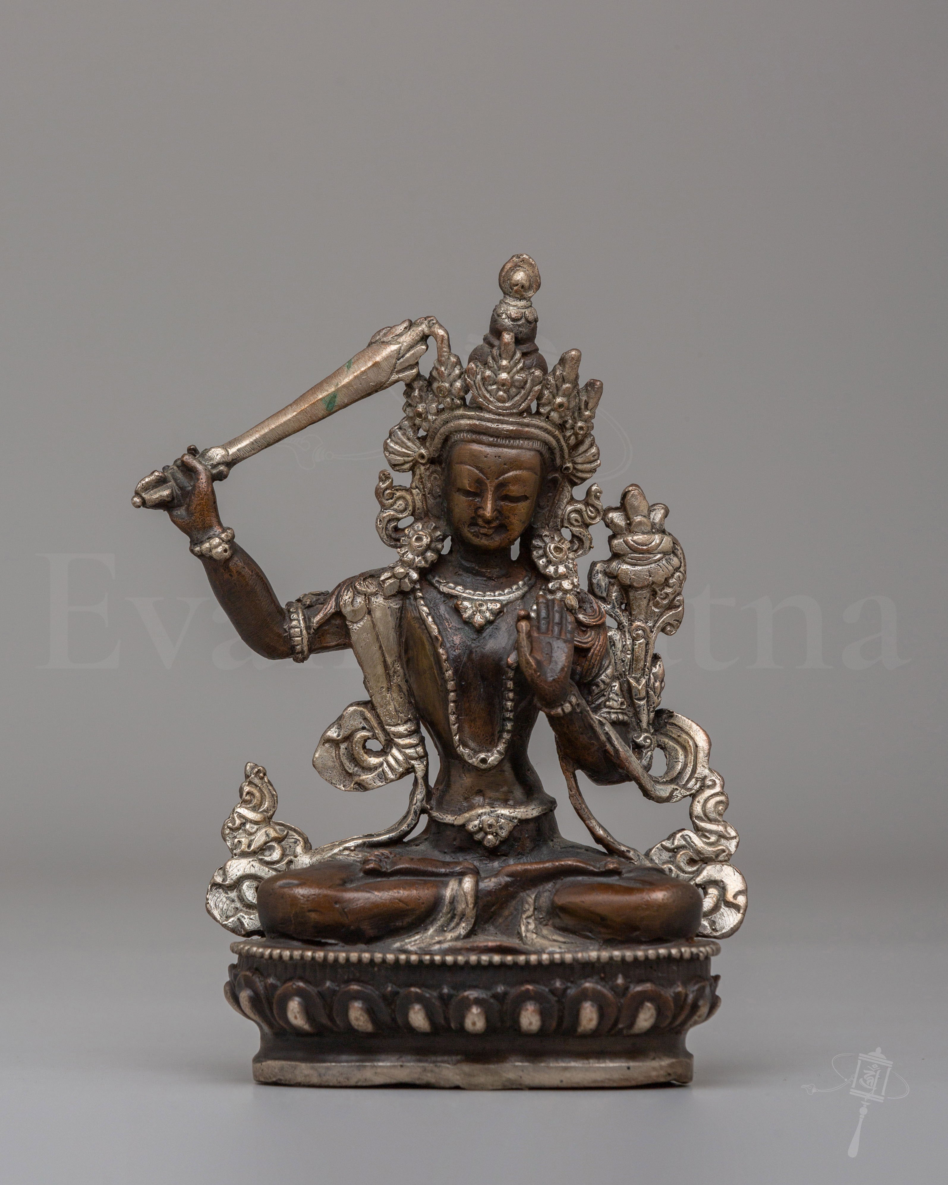 Spiritual Manjushri Bodhisattva Sculpture